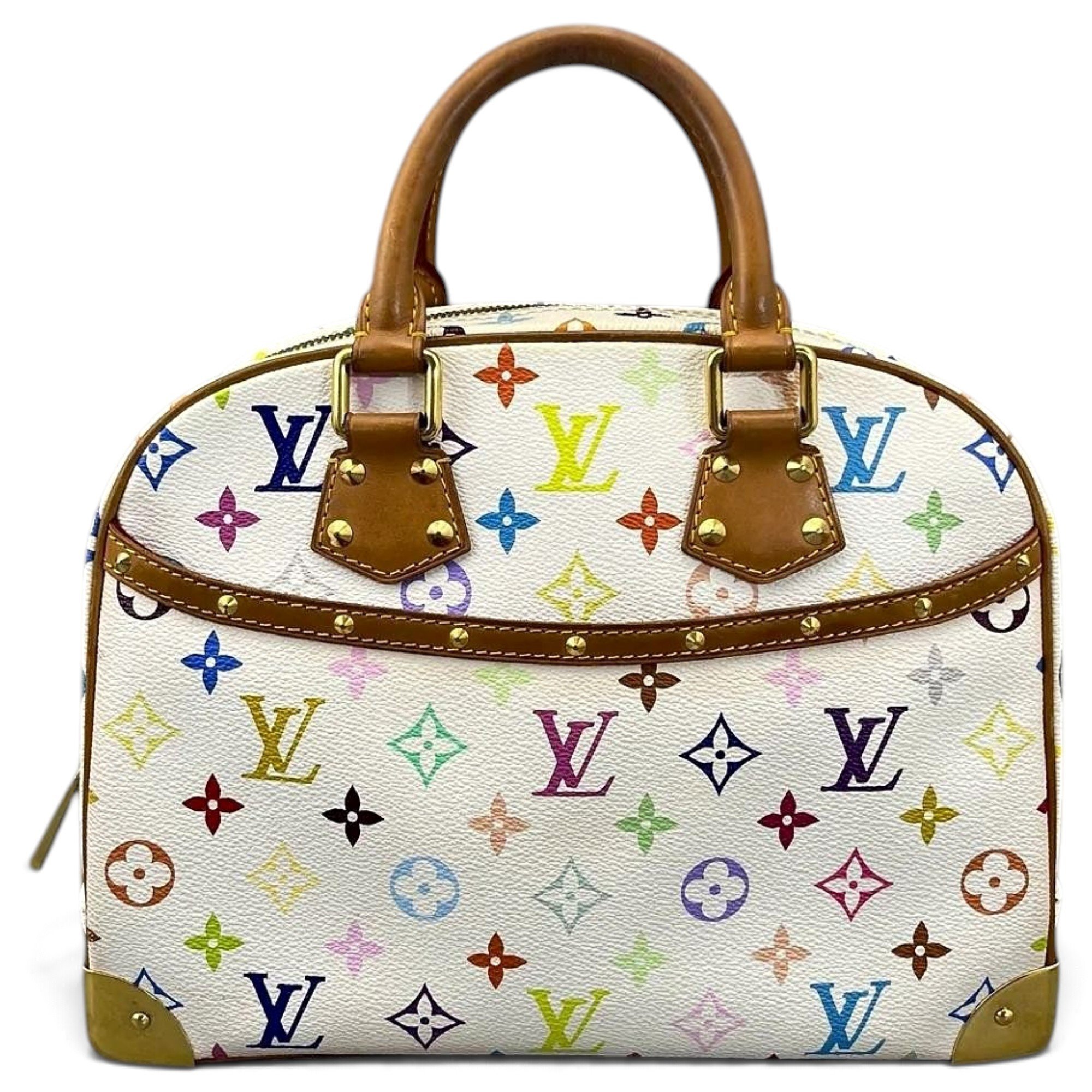 Leather bowling bag