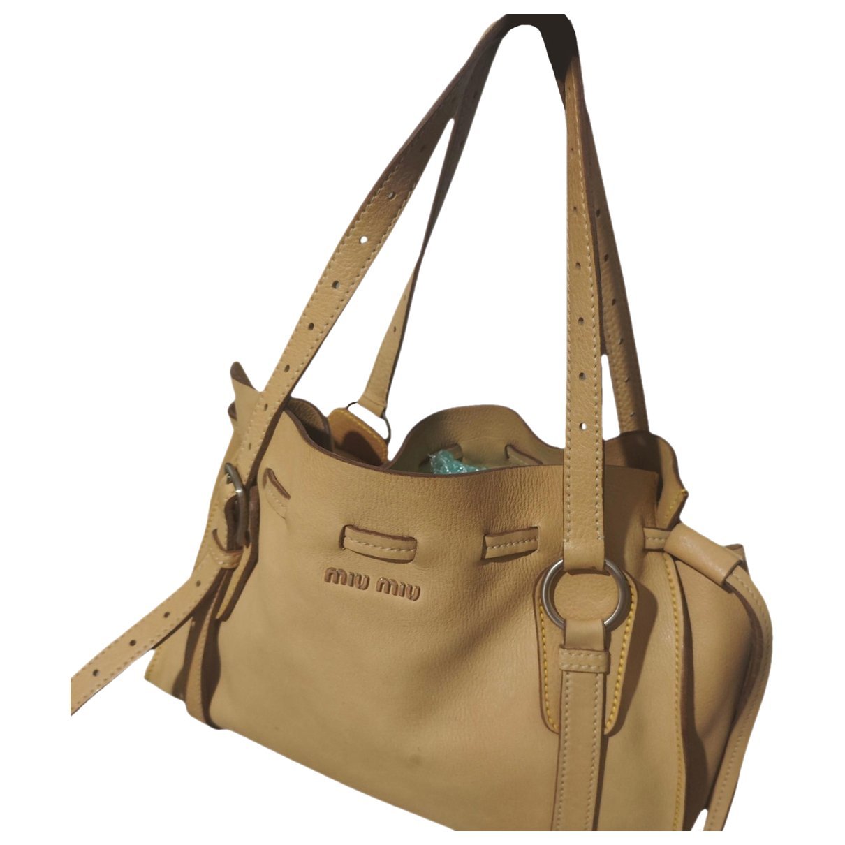 Leather handbag