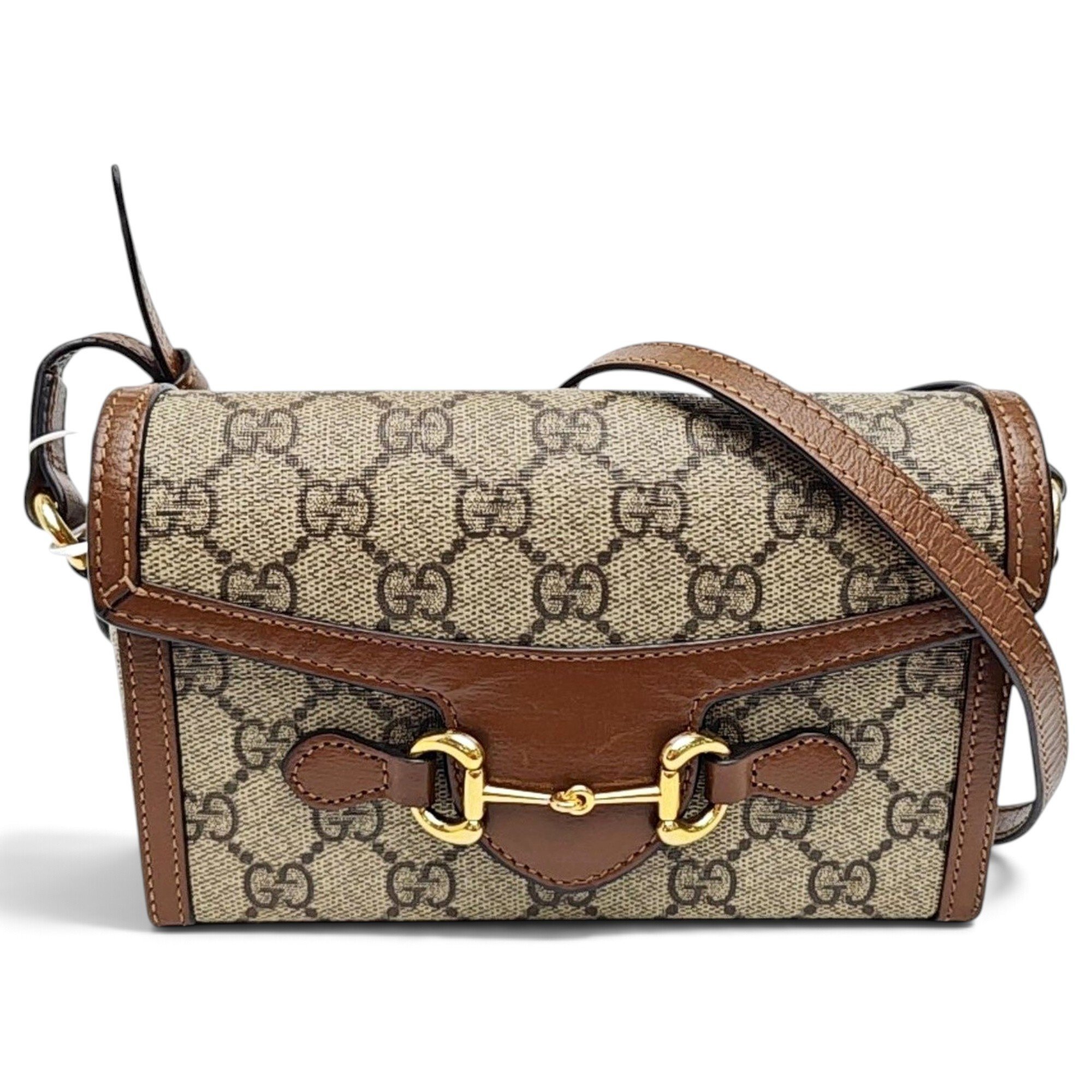 Handle Horsebit 1955 leather handbag