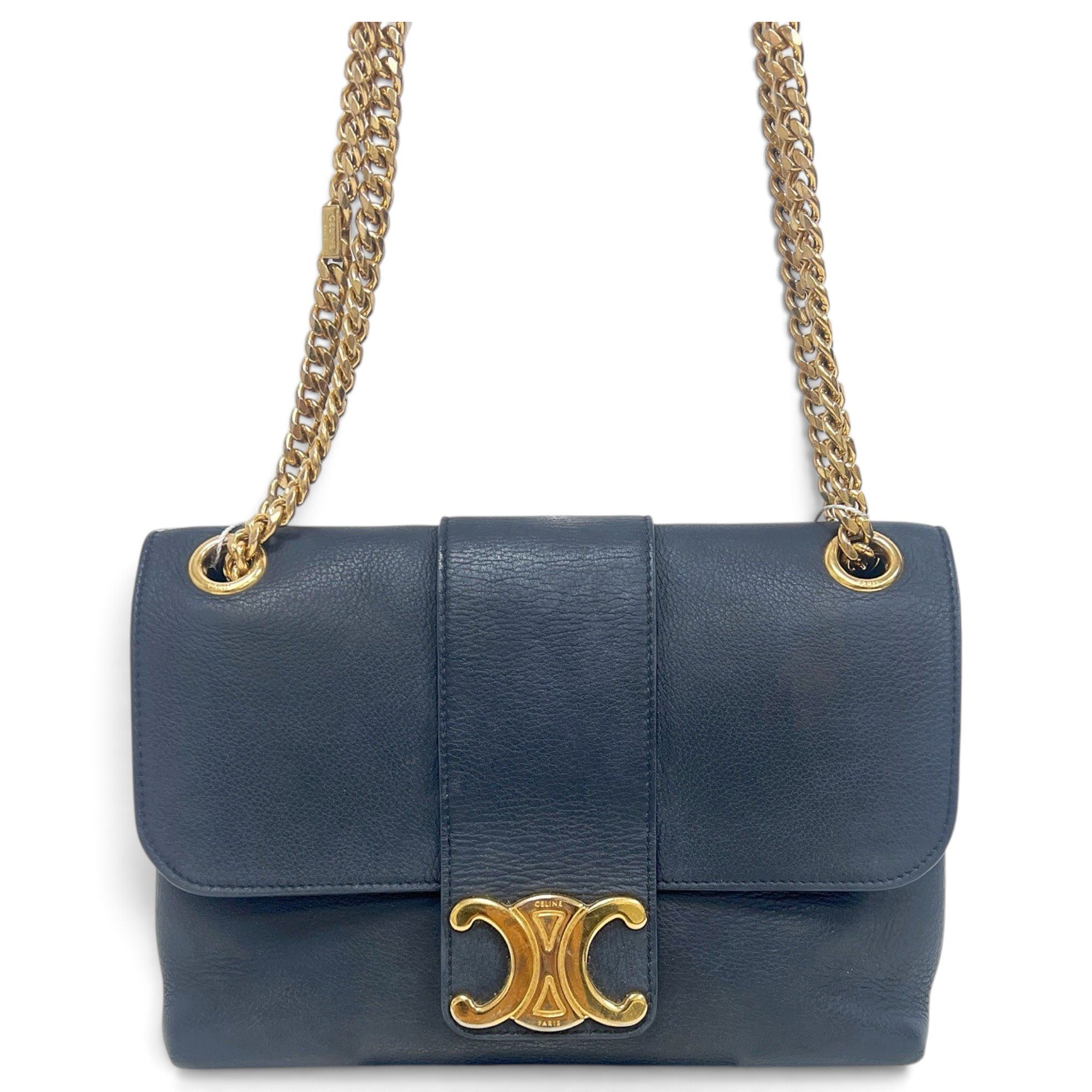 Triomphe leather handbag