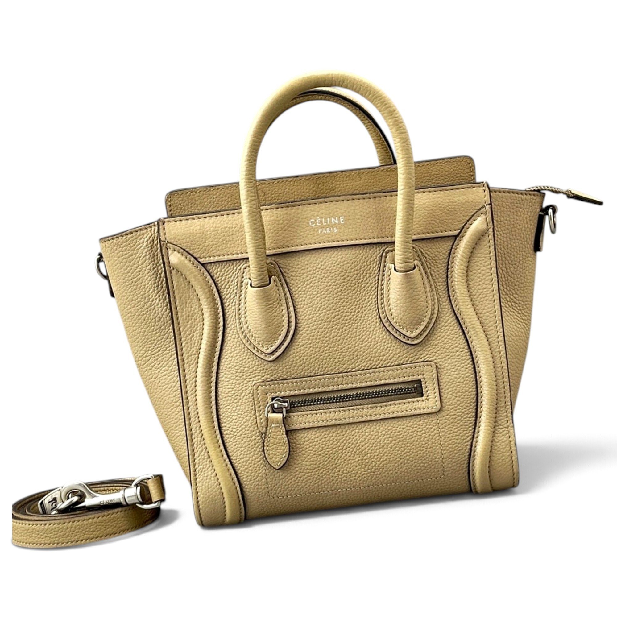 Nano Luggage leather handbag