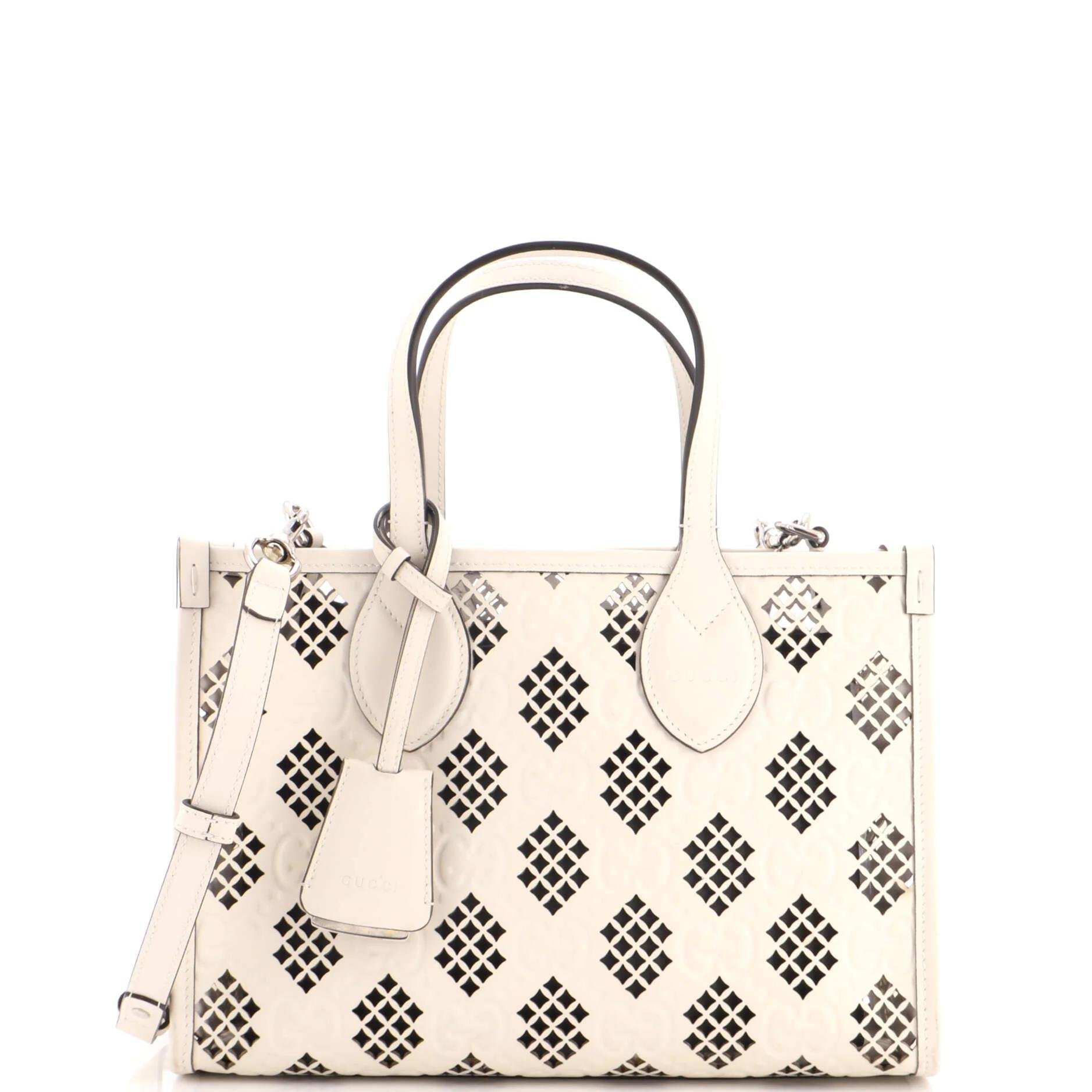 Leather tote