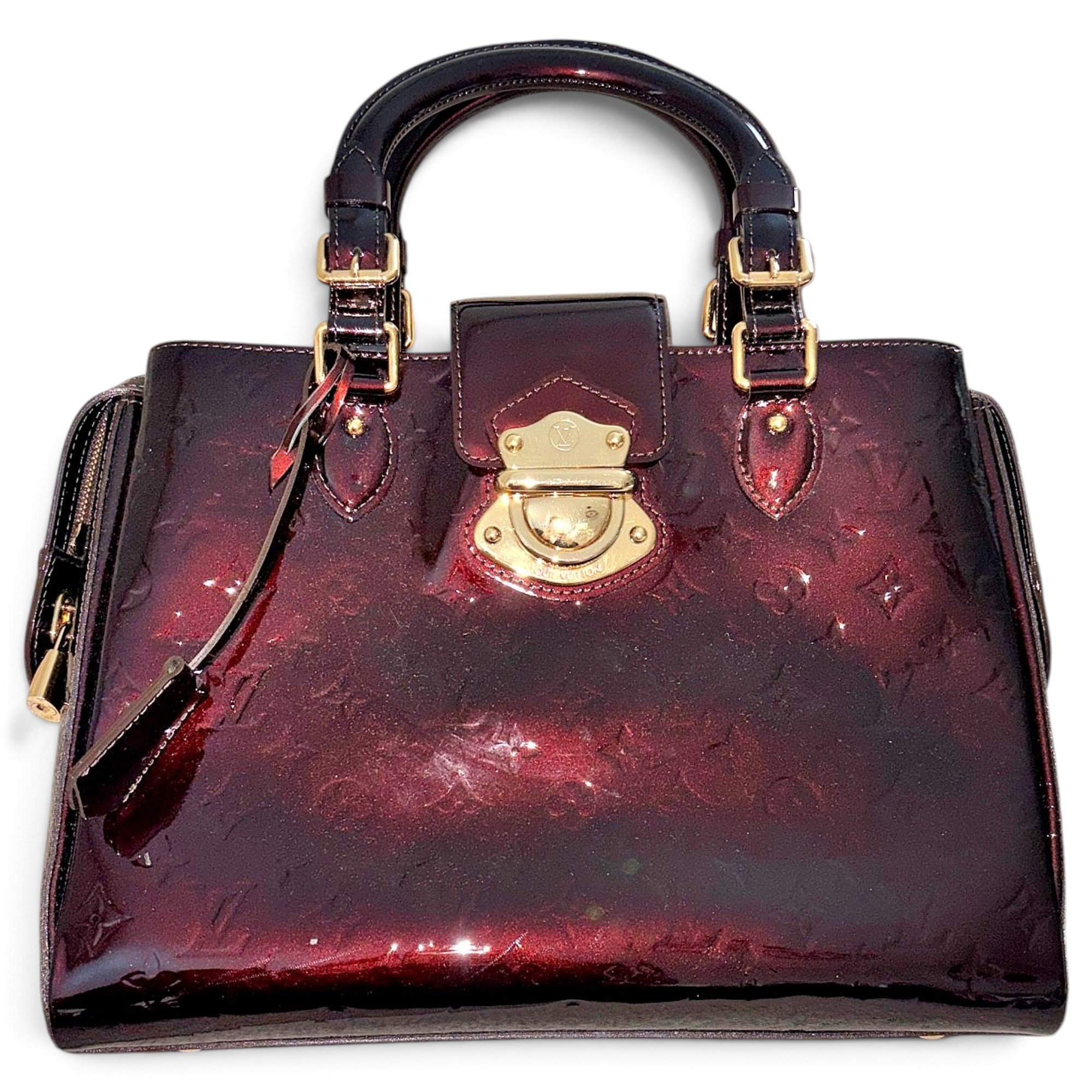 Wilshire patent leather handbag