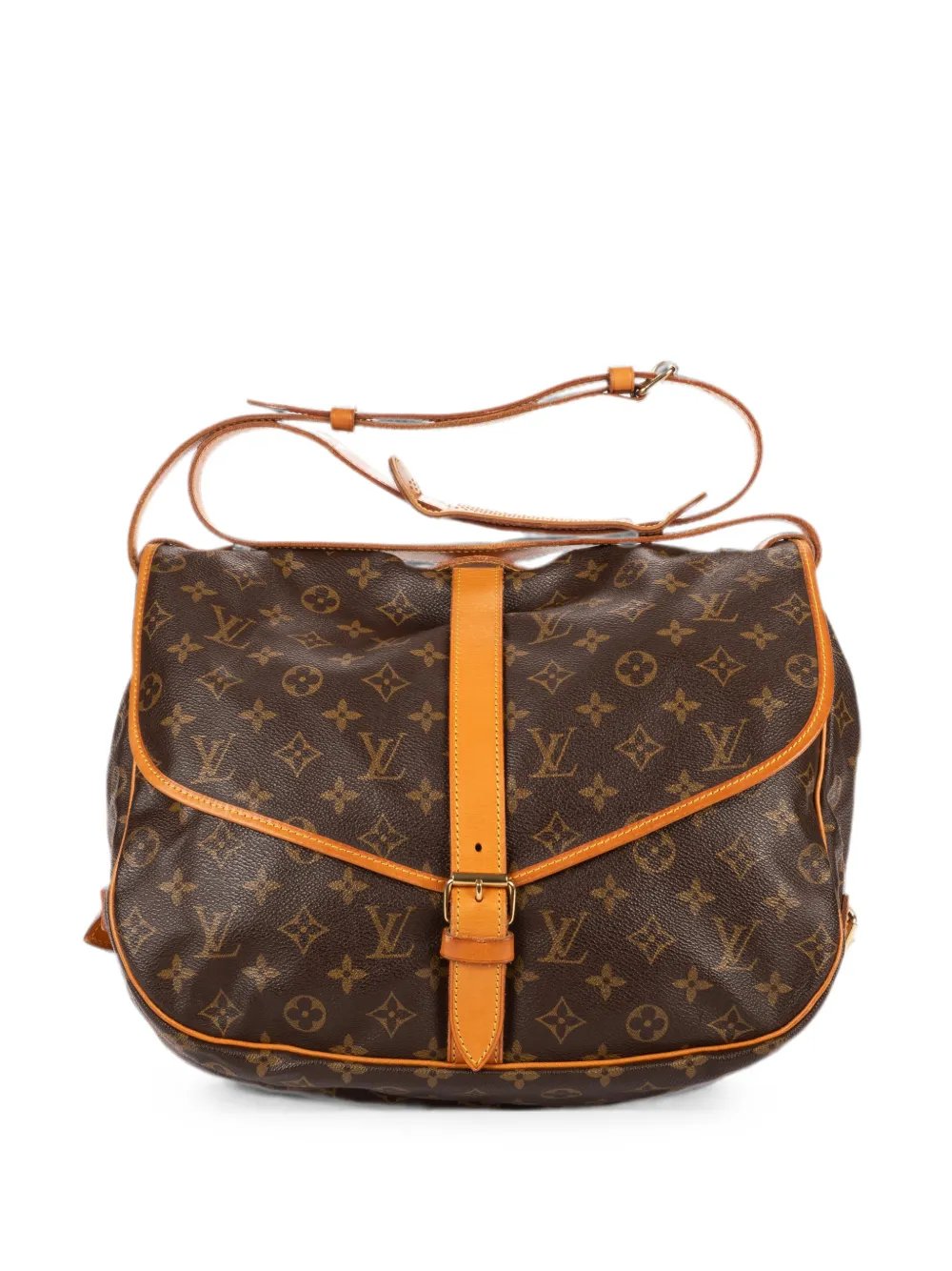 1993 GM Saumur Monogram canvas shoulder bag