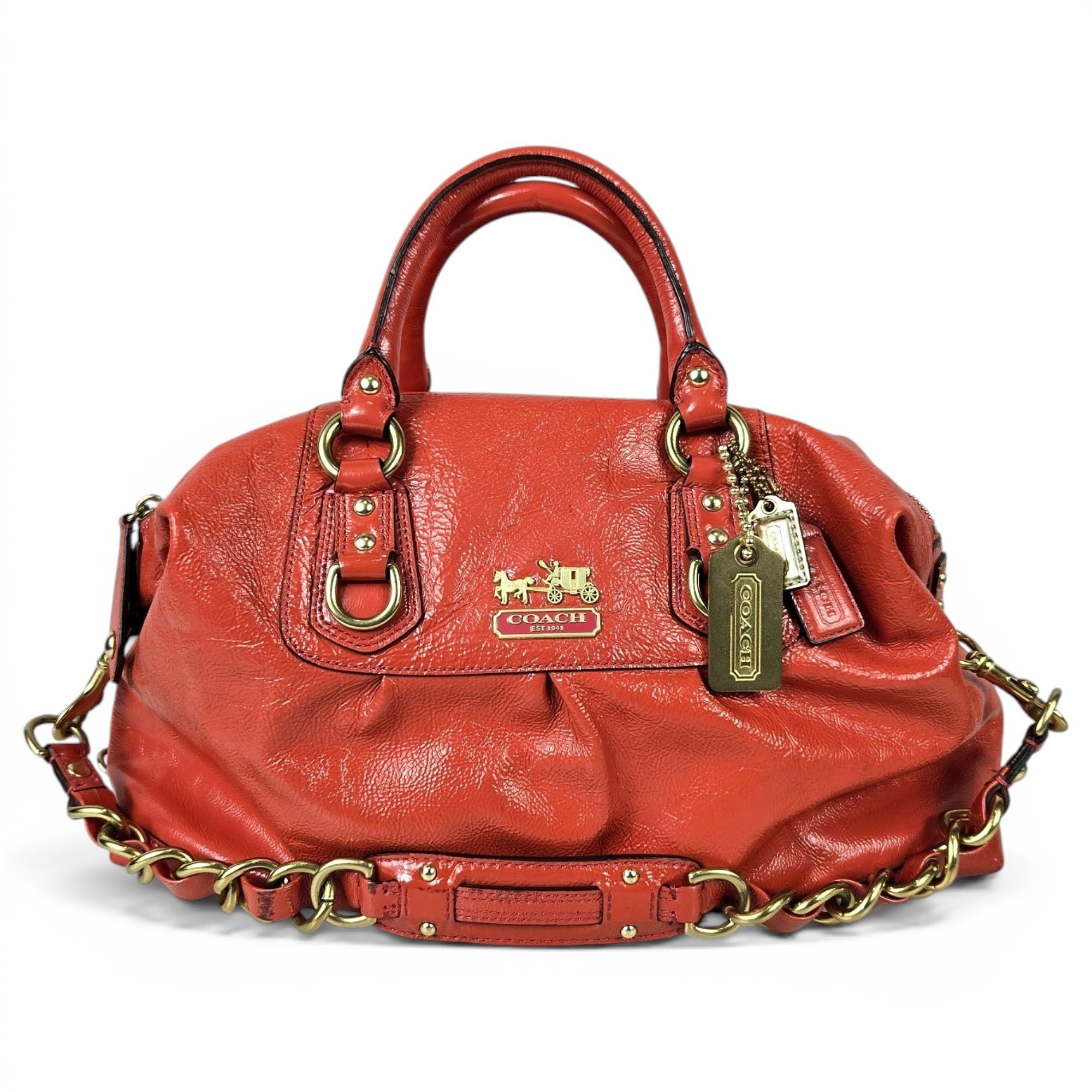 Madison leather satchel