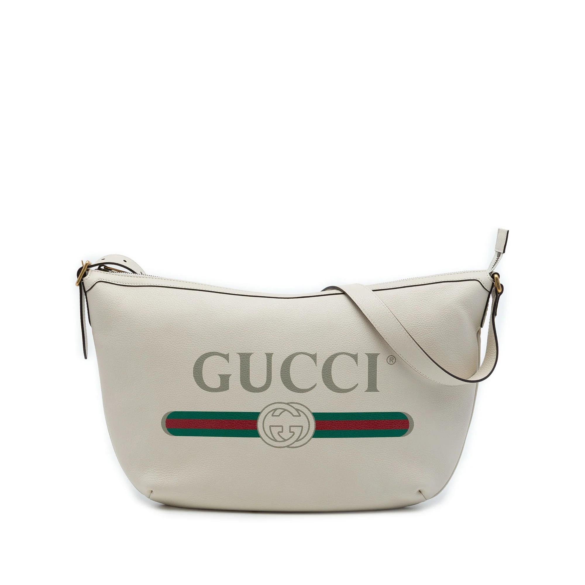 Gucci B leather crossbody bag
