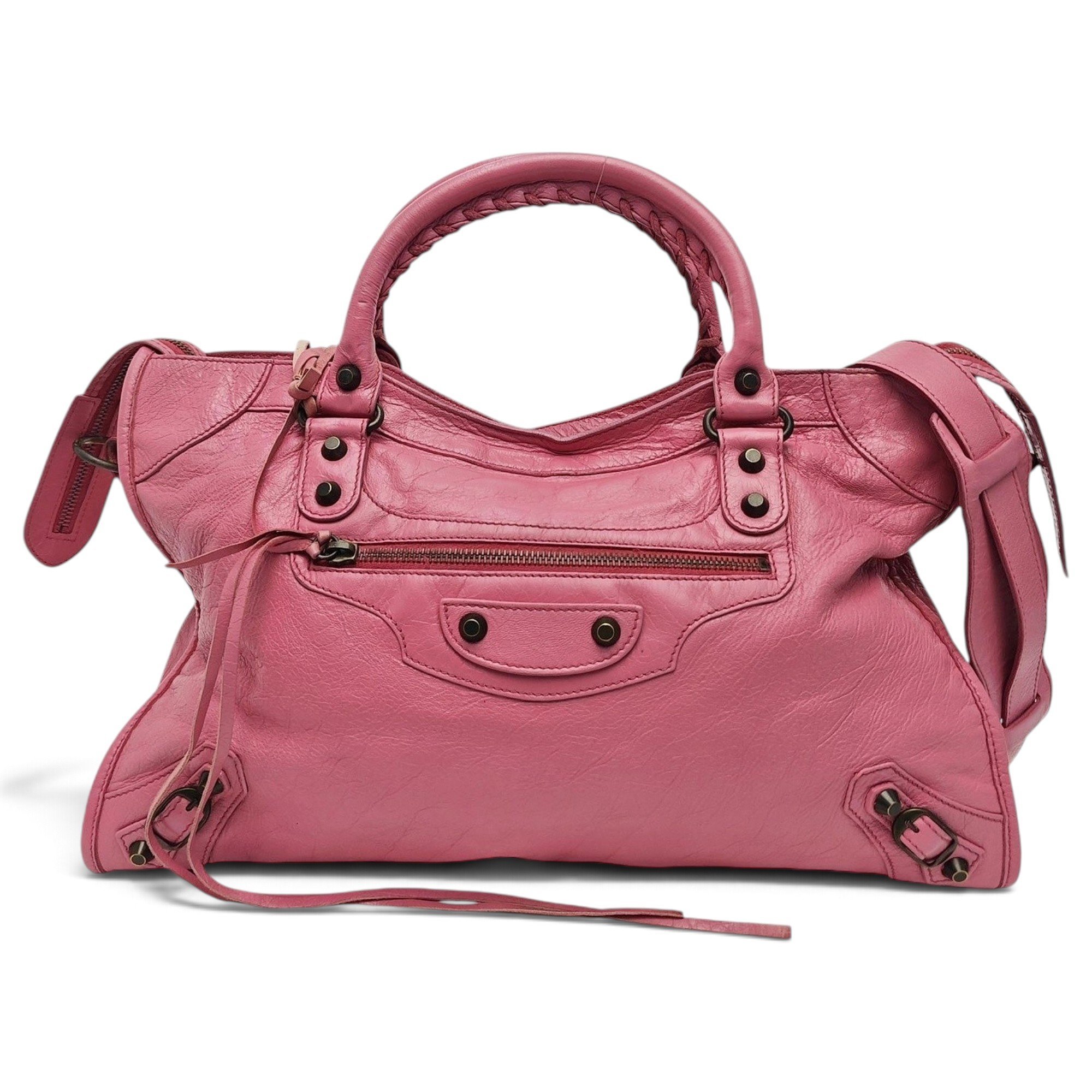 Leather handbag