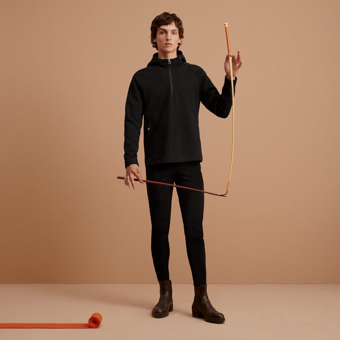 Noir Hermès Fit Sweatshirt