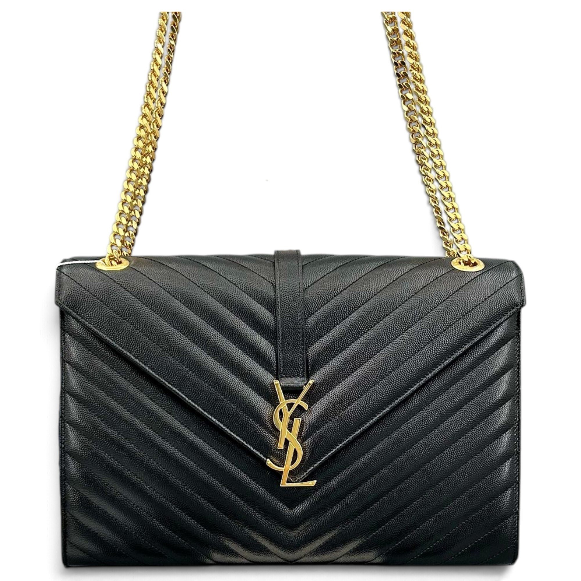 Envelope leather crossbody bag