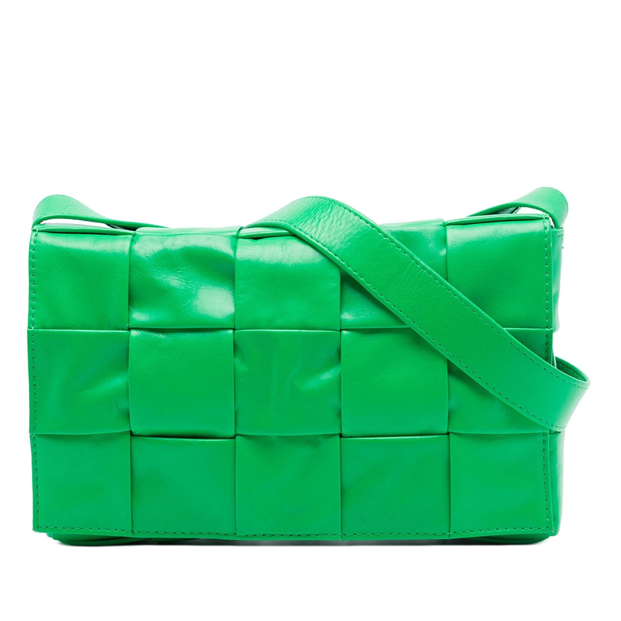 Cassette leather crossbody bag