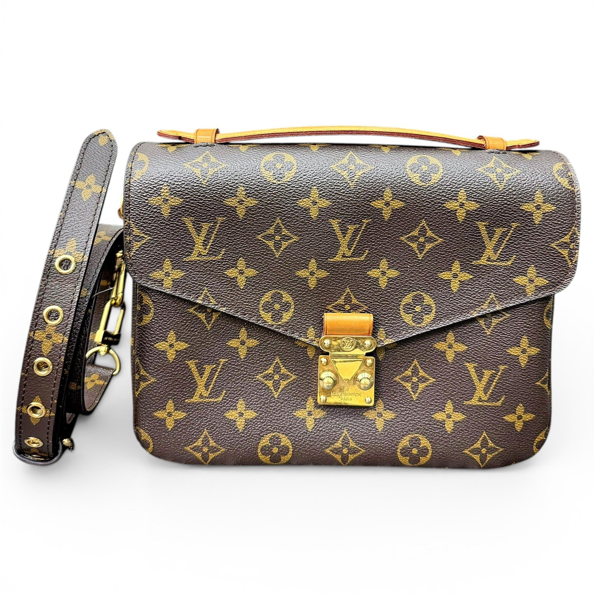 Metis leather handbag