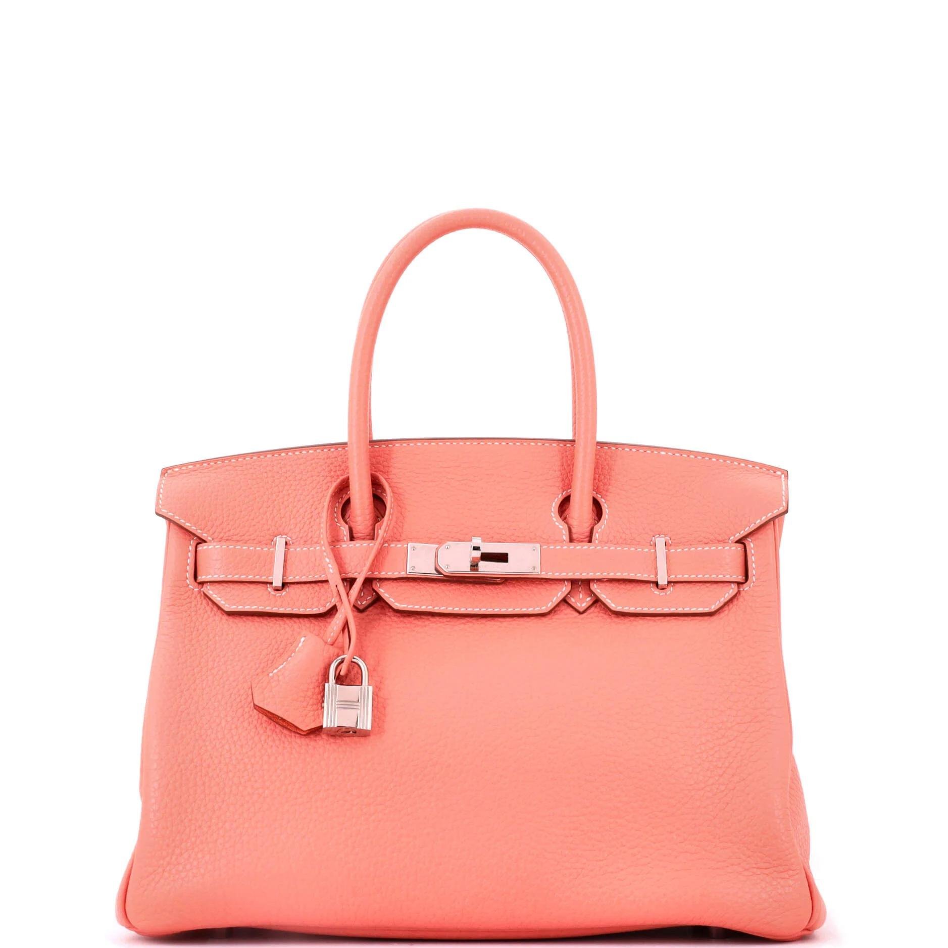 Birkin 30 leather handbag