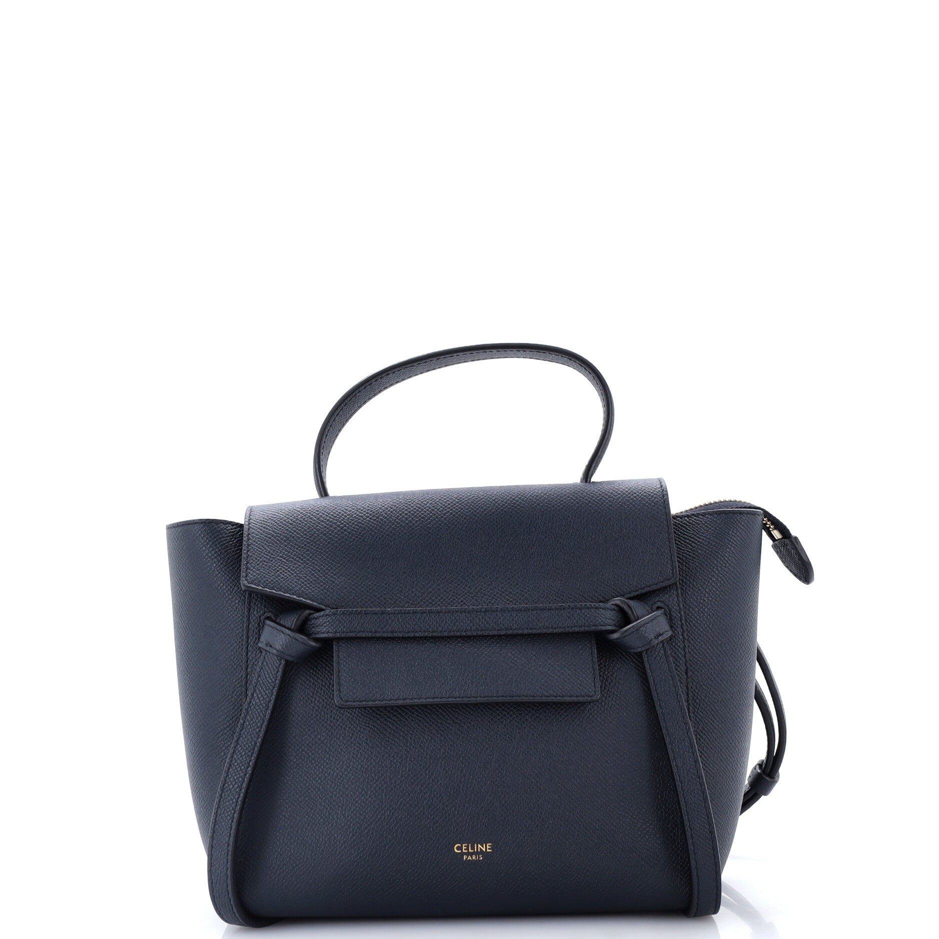 Belt Bag Textured Leather Nano