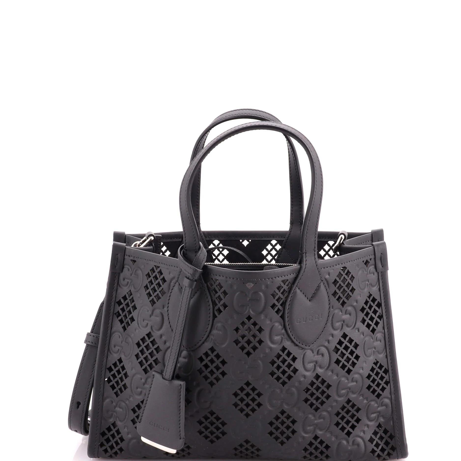 Leather tote