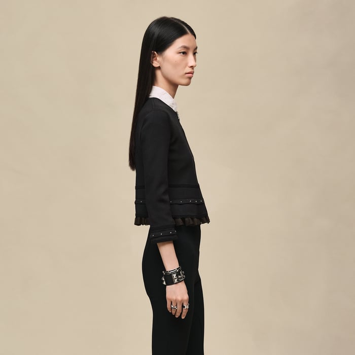 Noir Zipped Jacket