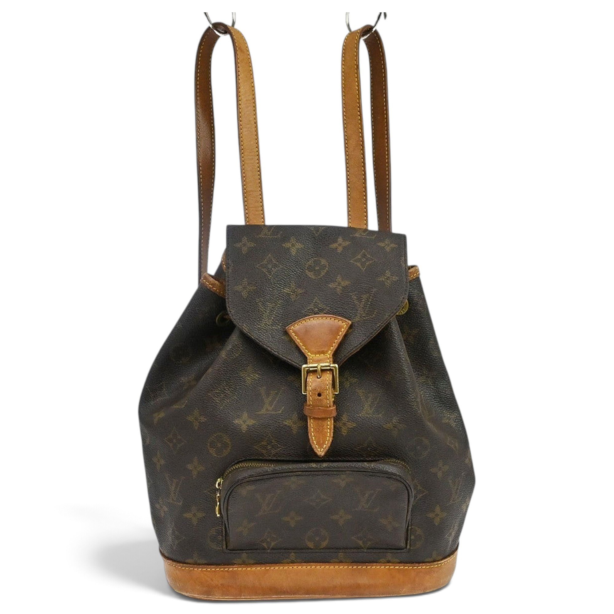 Louis Vuitton Montsouris cloth backpack