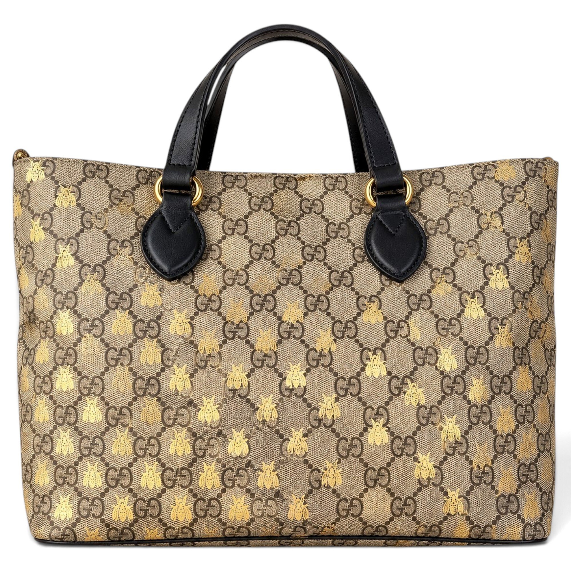 Animalier leather tote