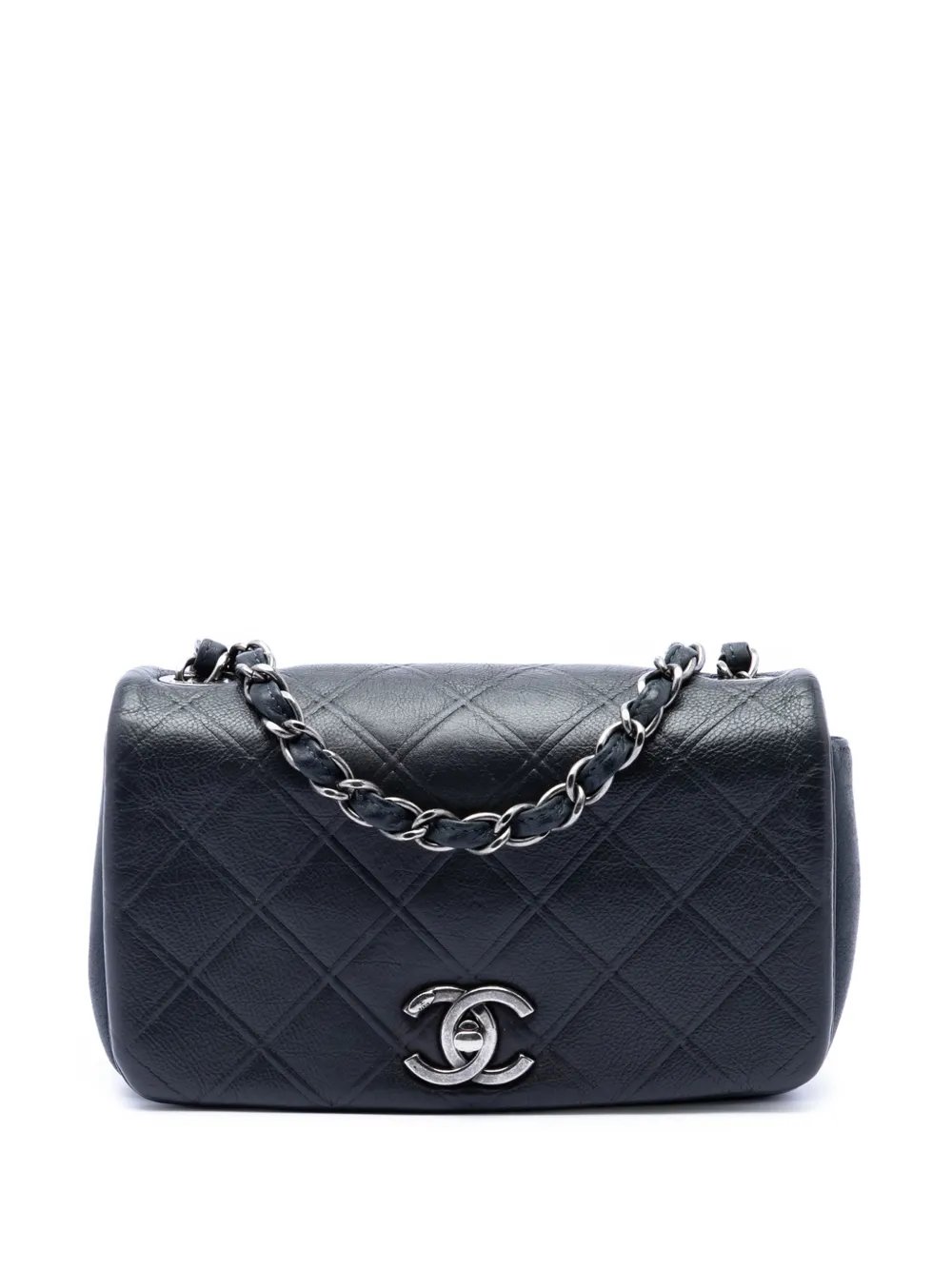 2013-2014 Small Diamond Embossed Calfskin New Chic Flap shoulder bag
