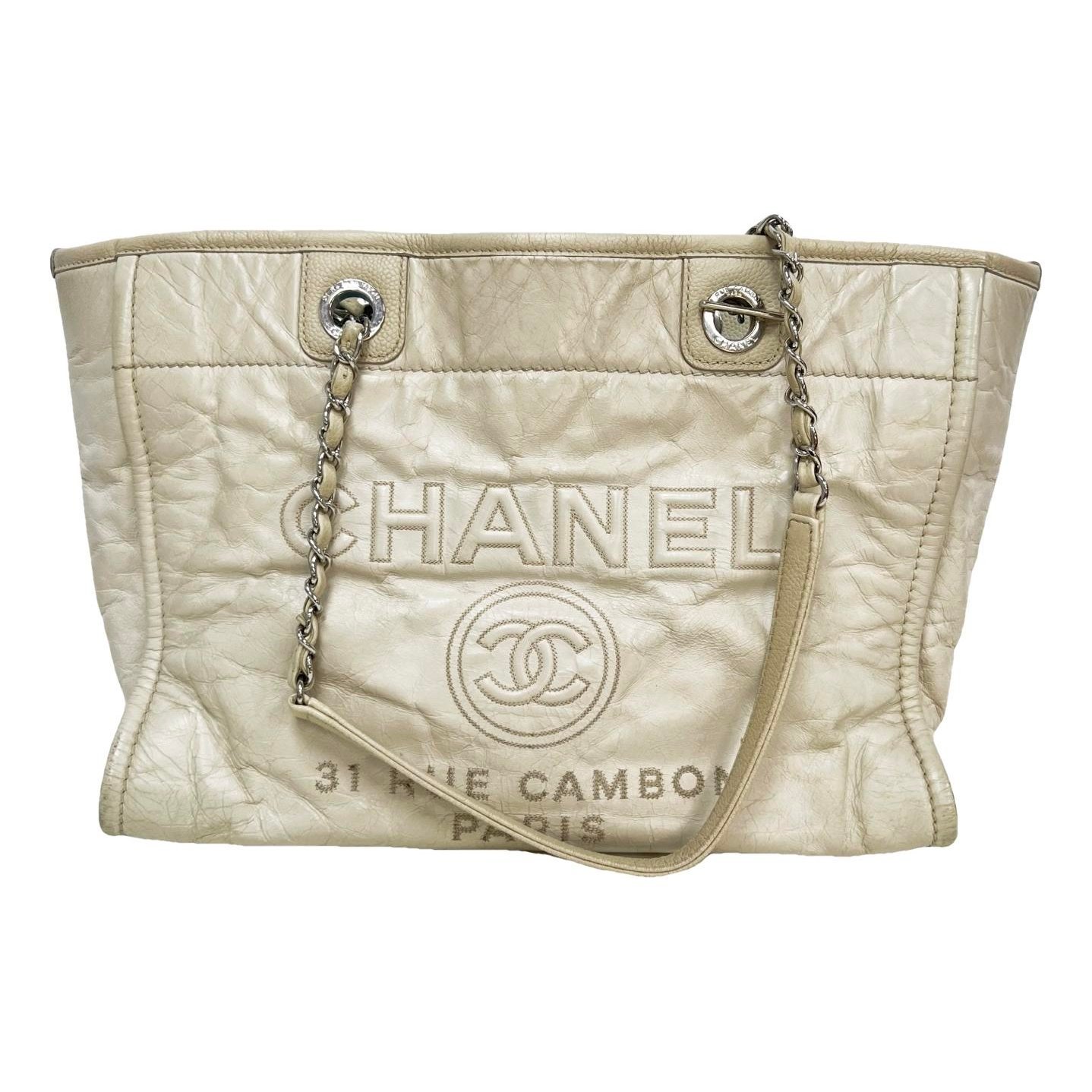 Deauville leather tote