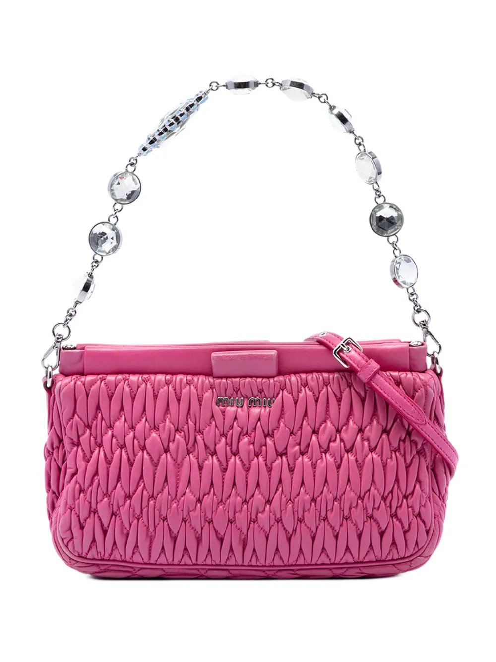 2010-2026 Matelasse Nappa Frame Crystal Chain satchel