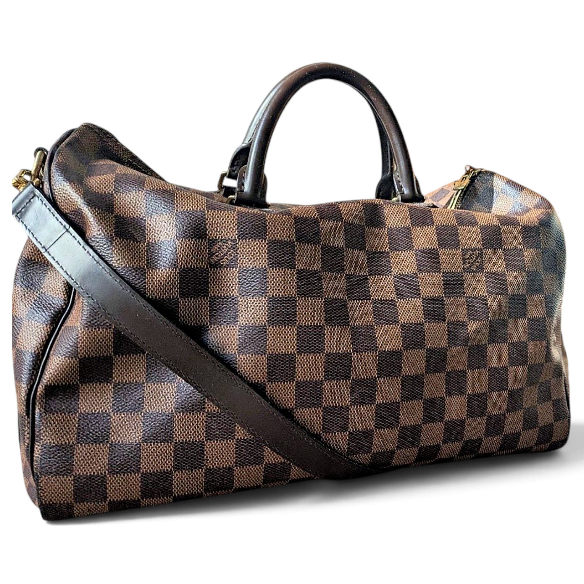 Speedy Bandoulière leather bowling bag