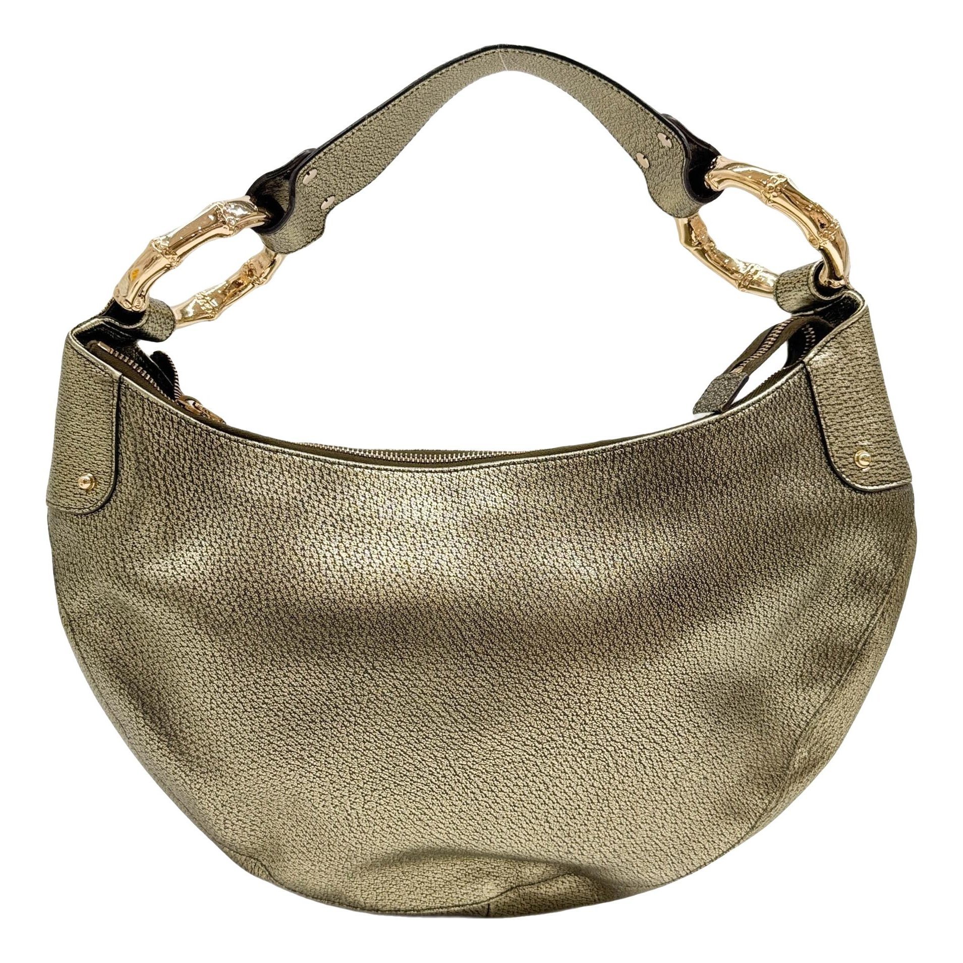 Bamboo Ring leather handbag