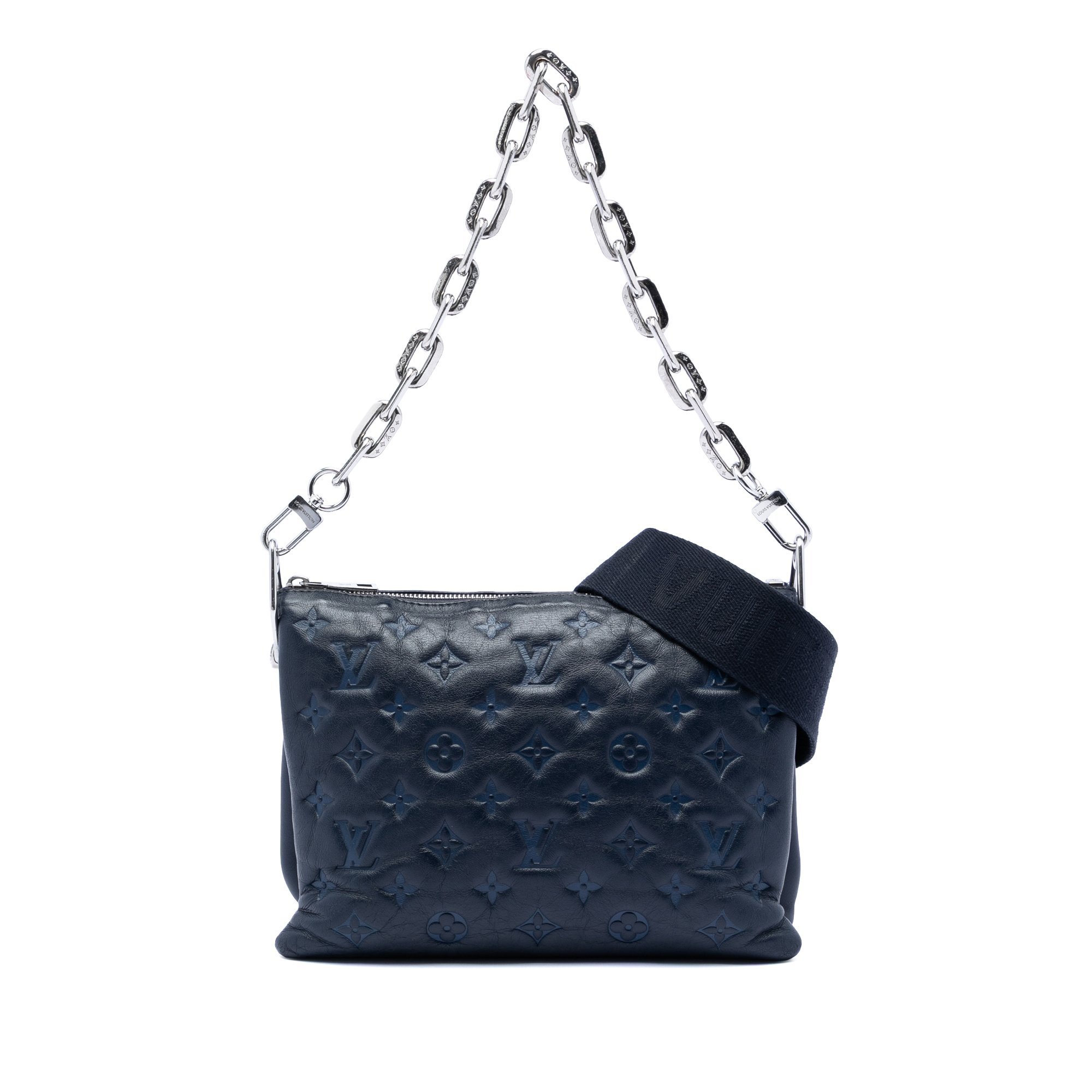 Coussin leather handbag