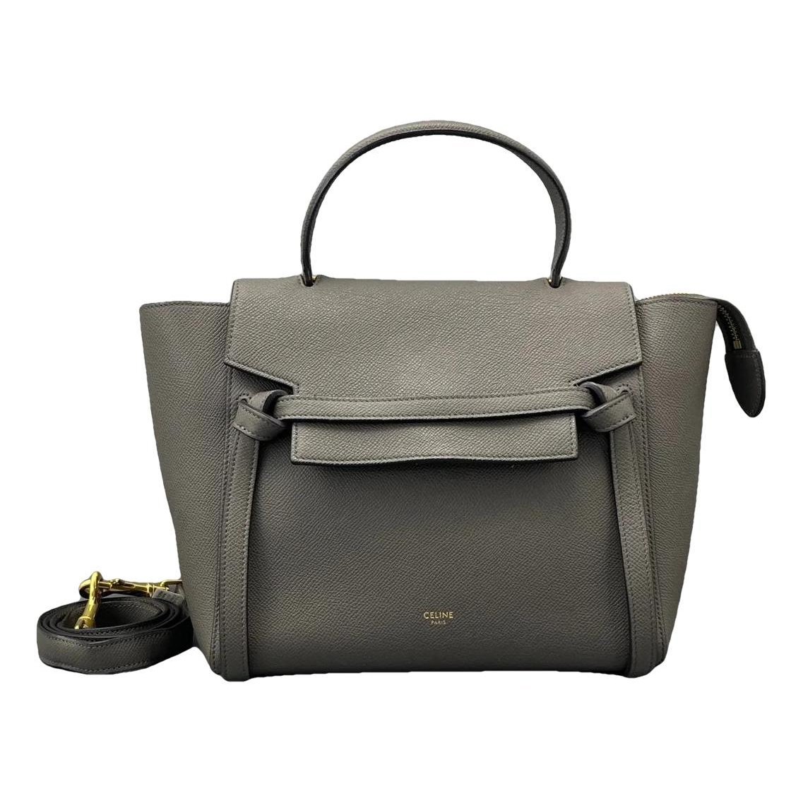 Belt leather mini bag