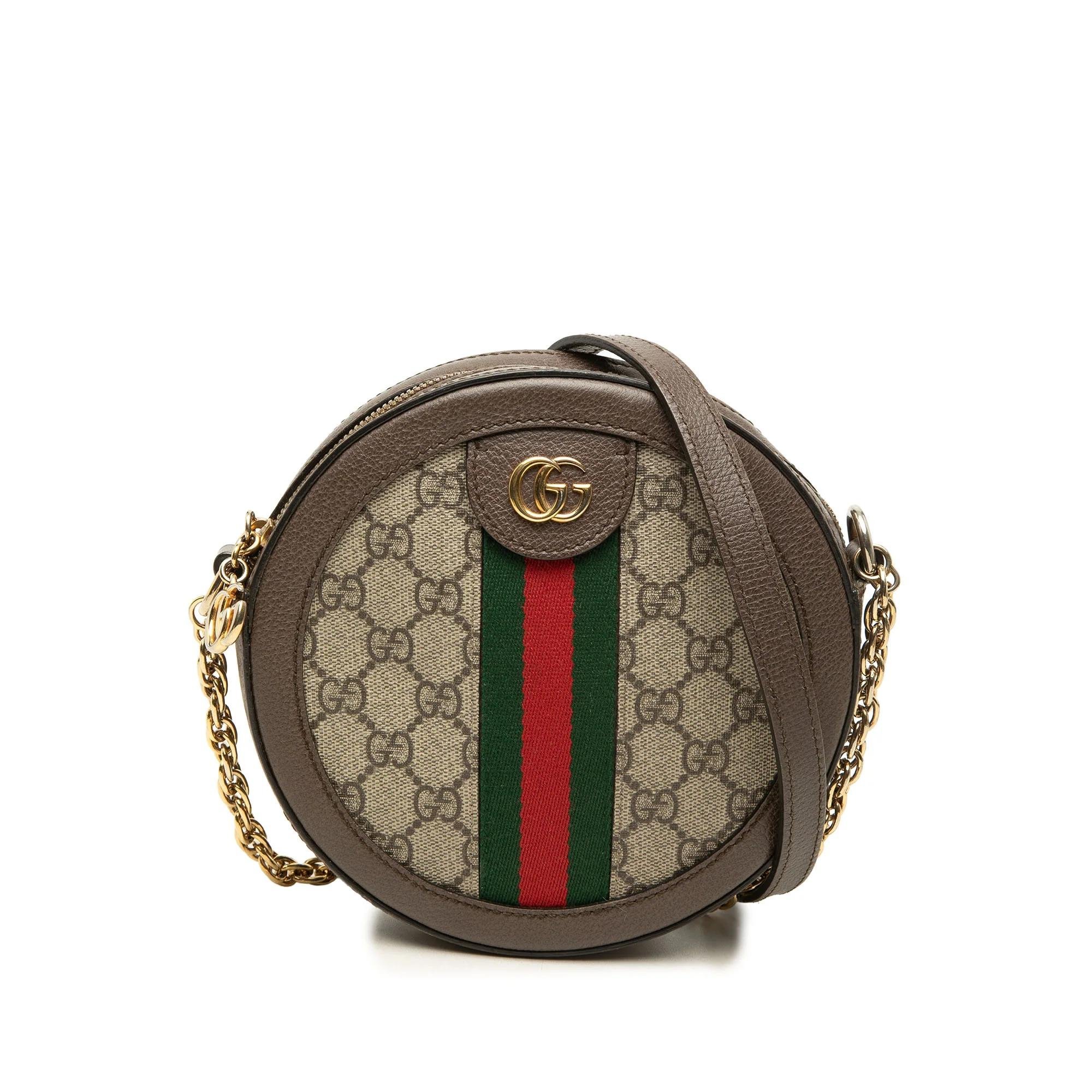 Ophidia leather crossbody bag