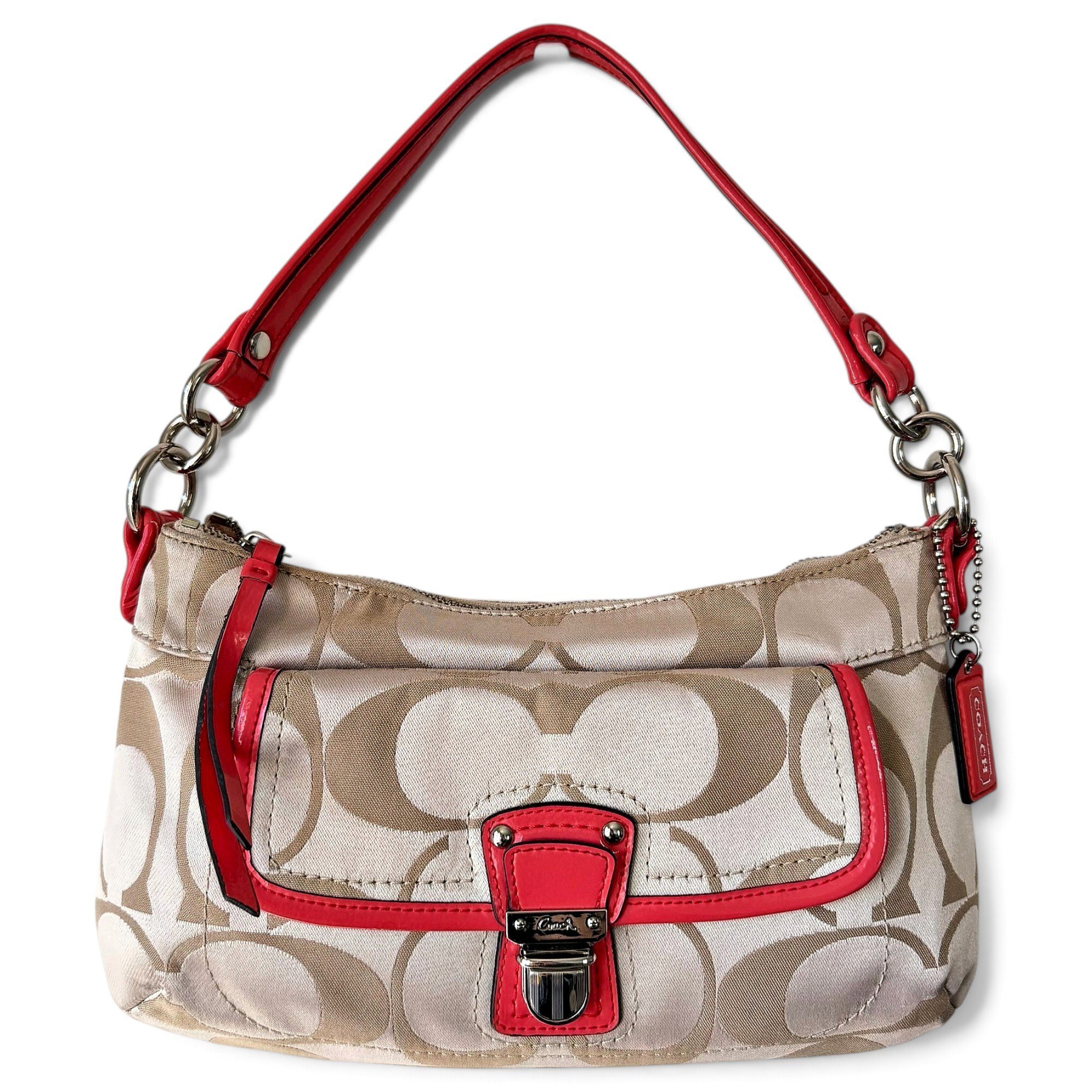 Coach Signature Sufflette cloth handbag