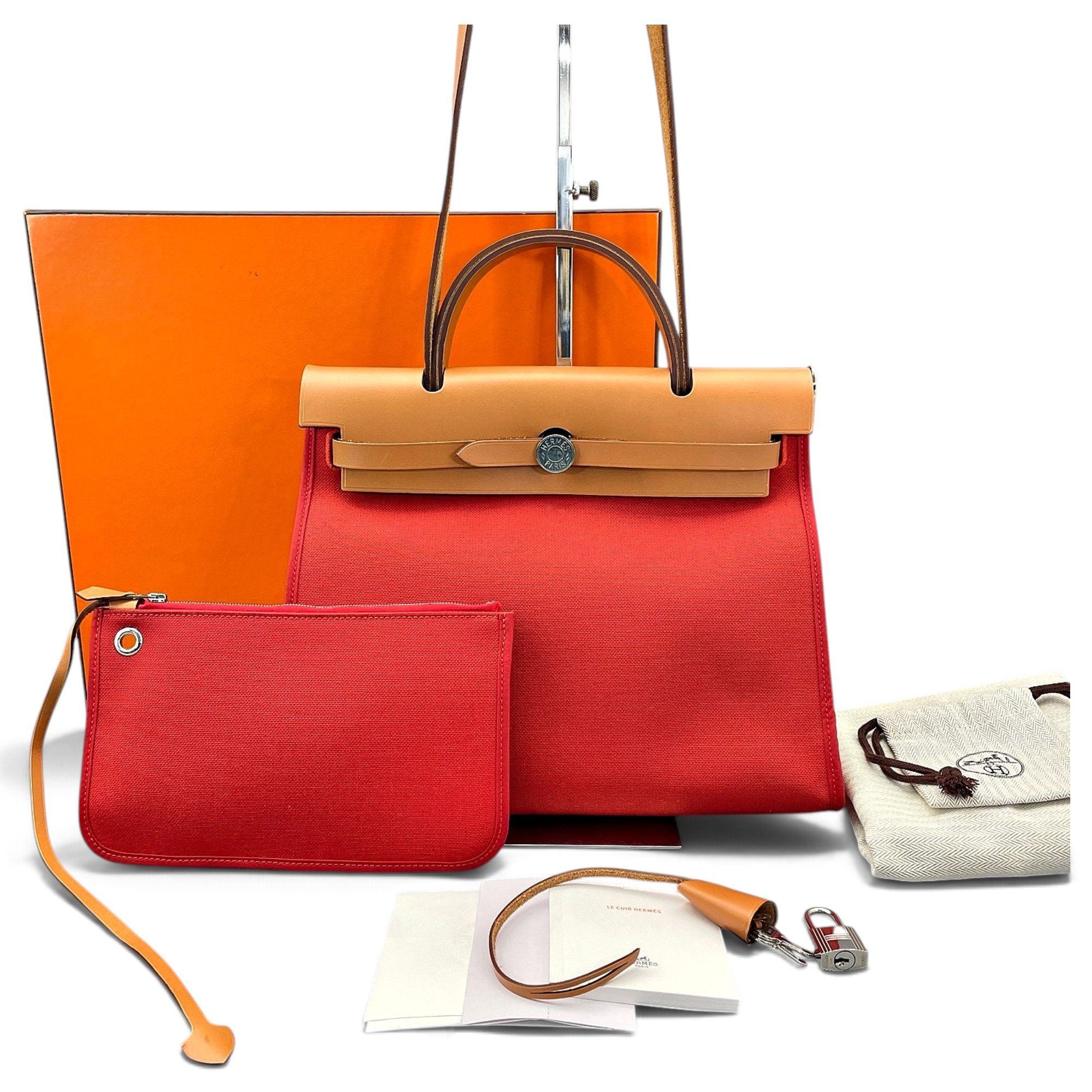 Herbag leather handbag