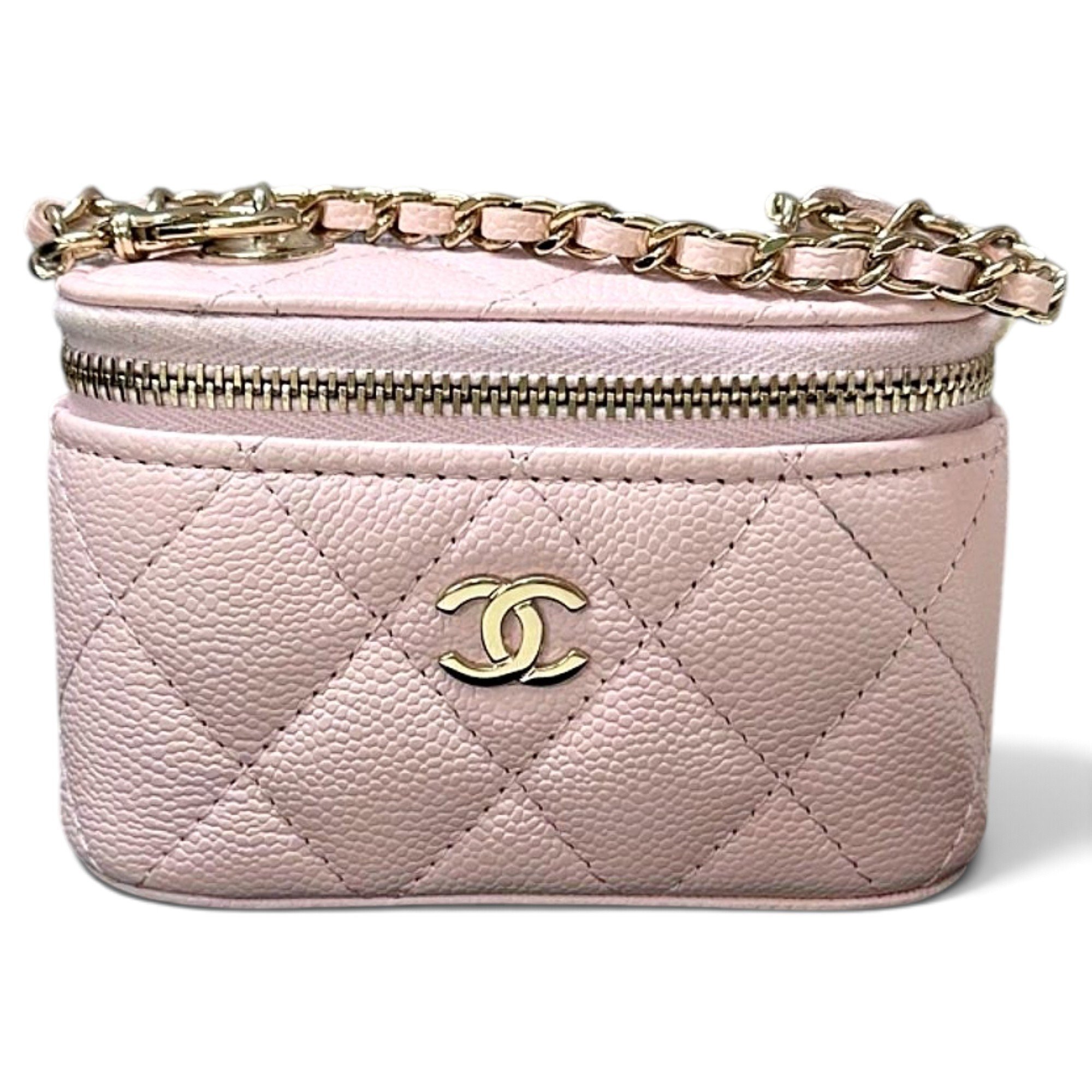 Trendy CC Vanity leather handbag