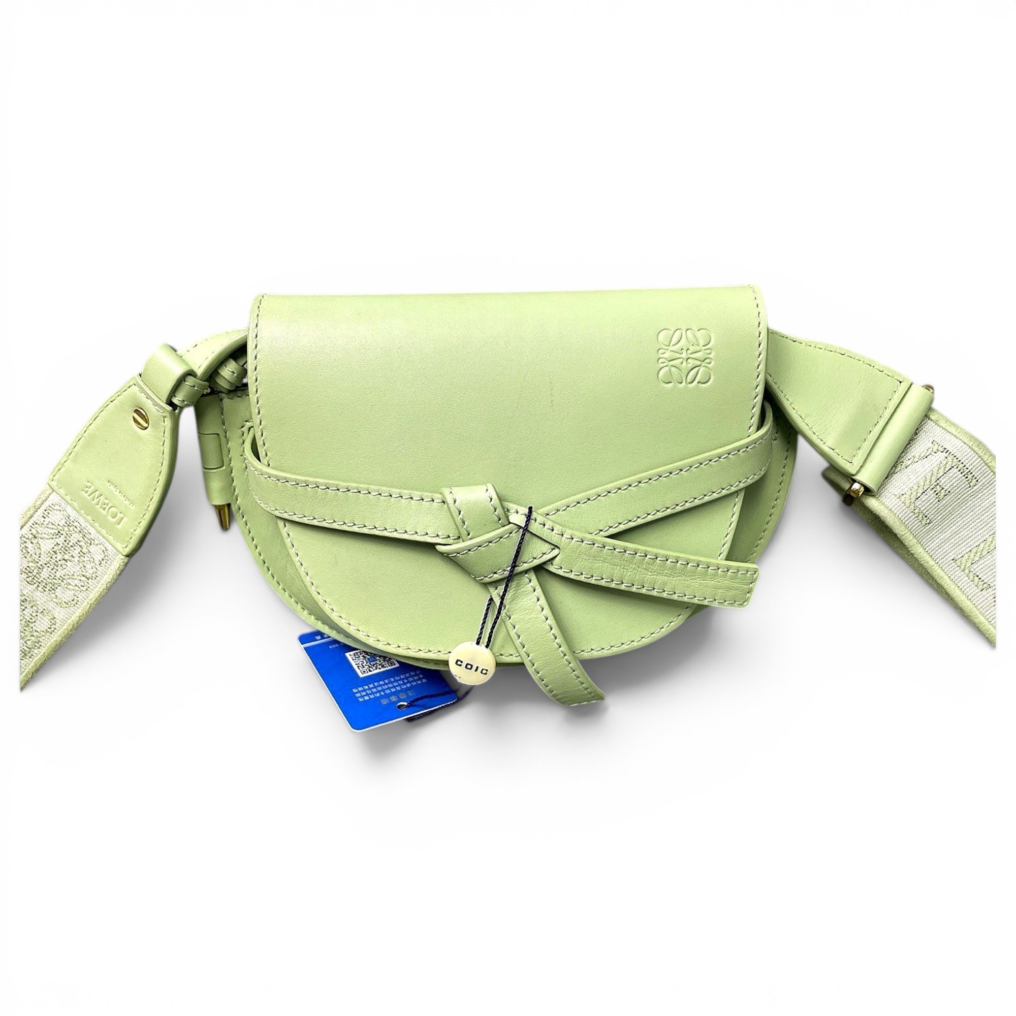 Gate leather crossbody bag