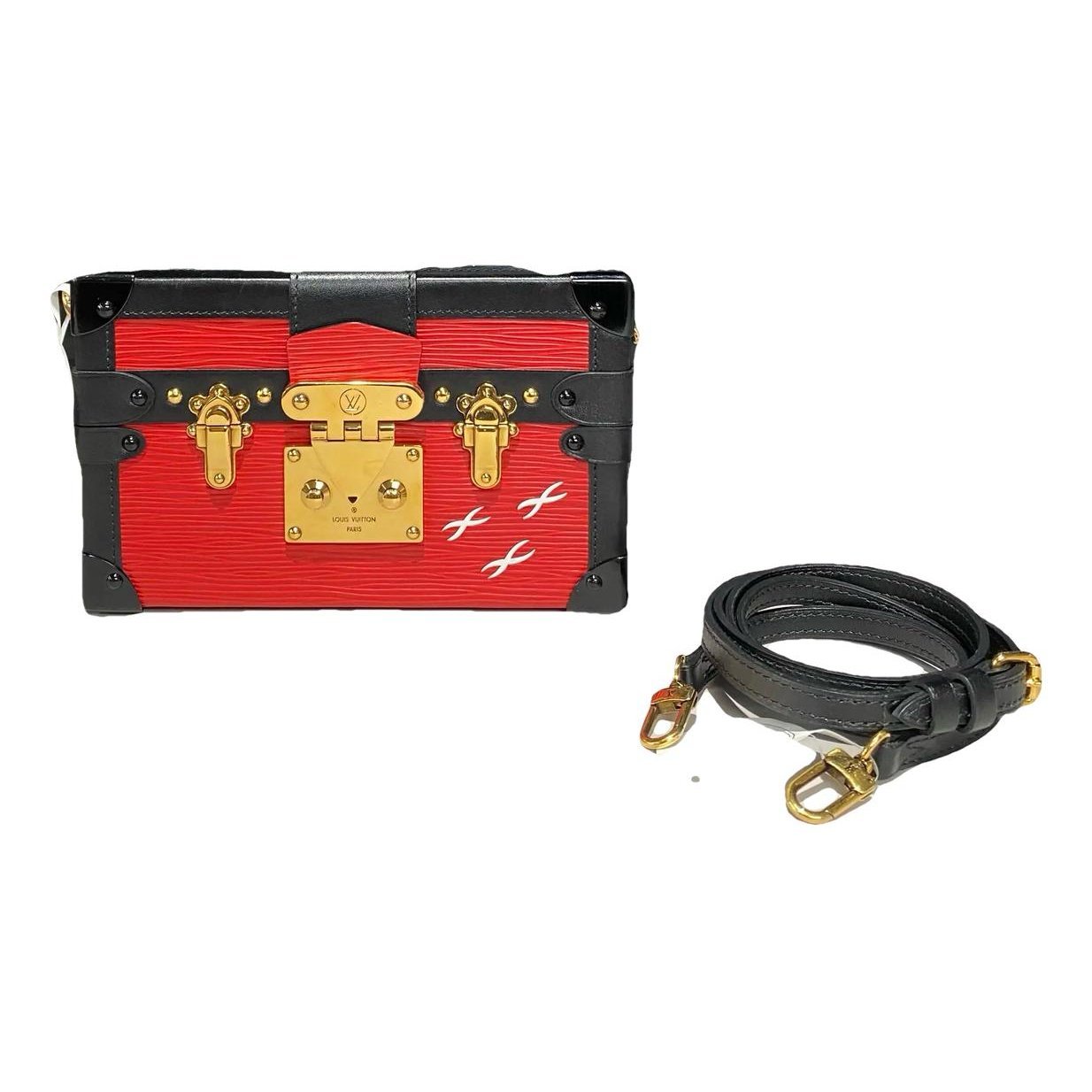 Petite Malle leather handbag