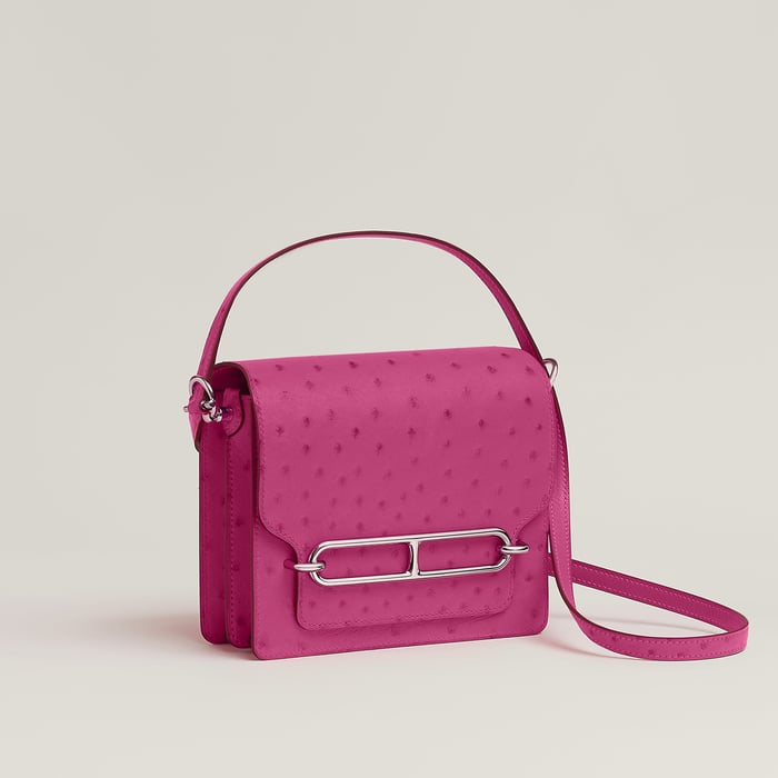Rose Pourpre Roulis Mini Bag