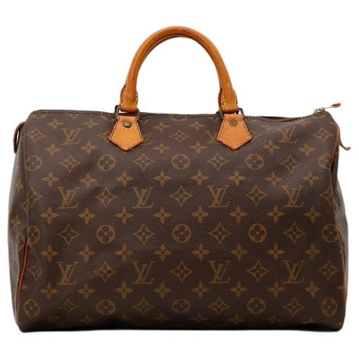 Speedy leather handbag