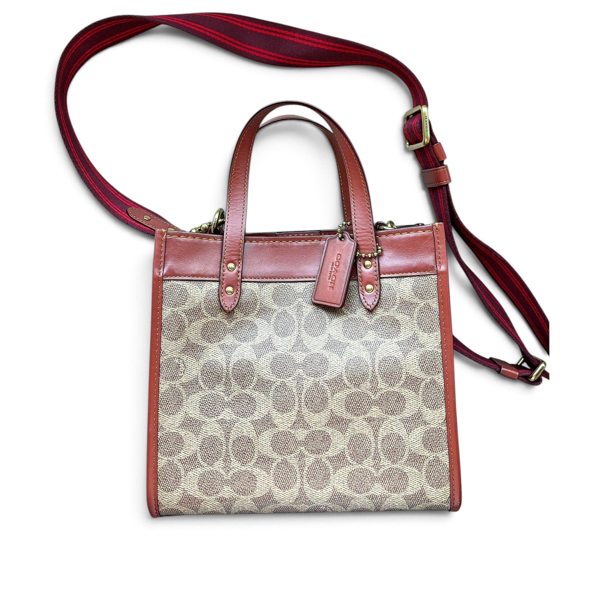 CITY ZIP TOTE leather tote
