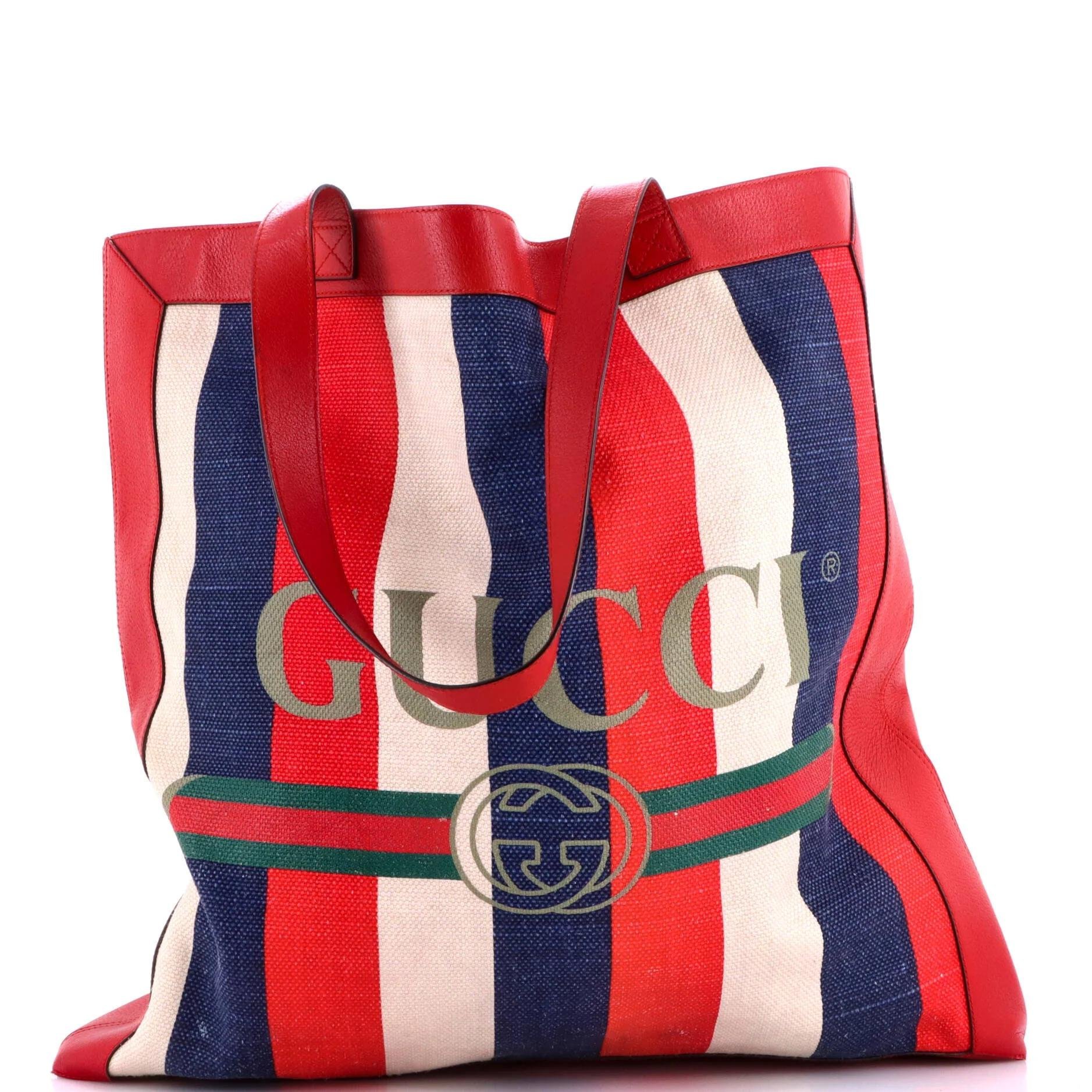 Leather tote