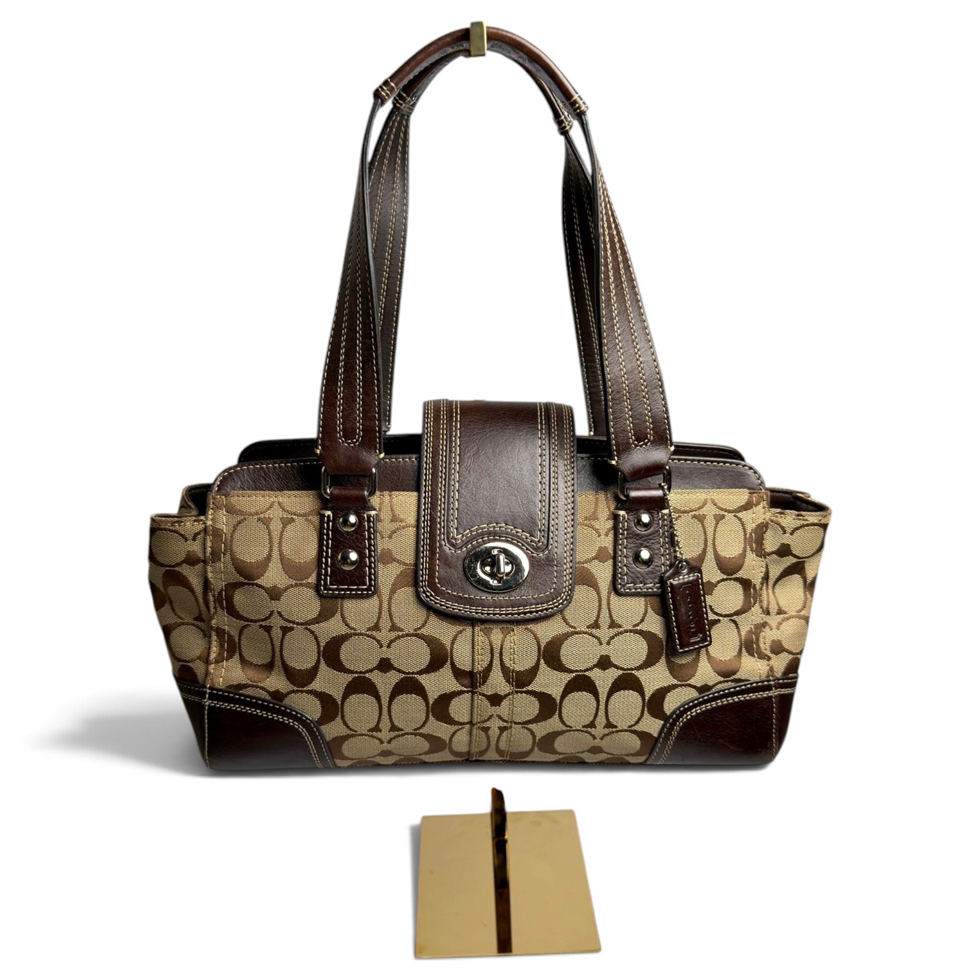 Signature Sufflette cloth handbag
