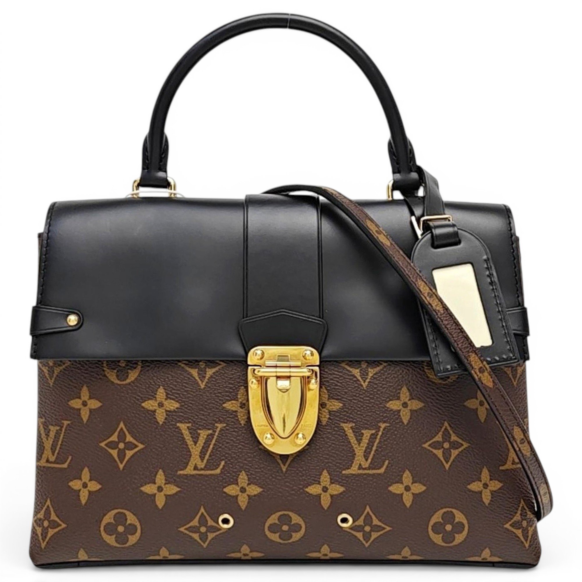 One Handle very leather handbag