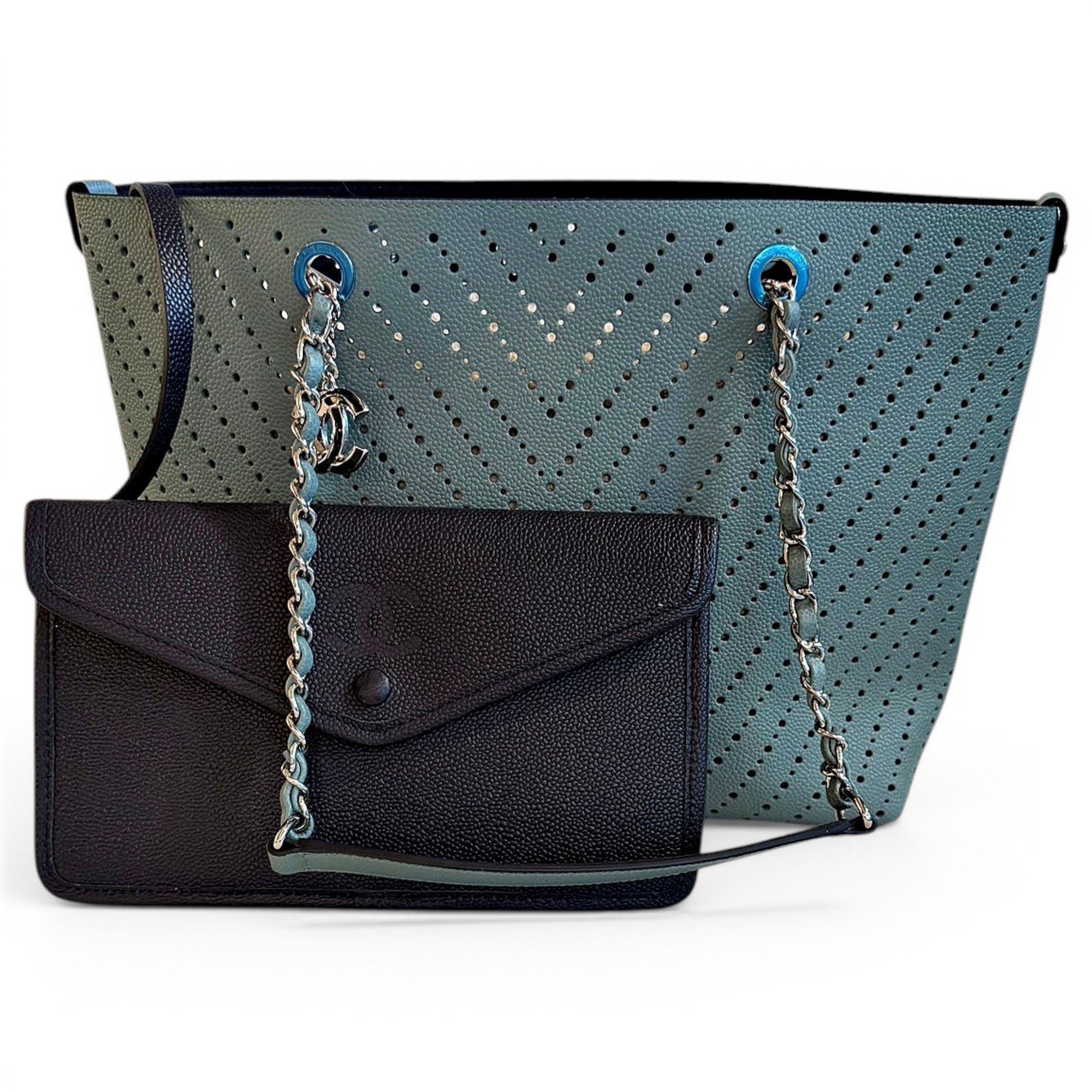 Leather tote