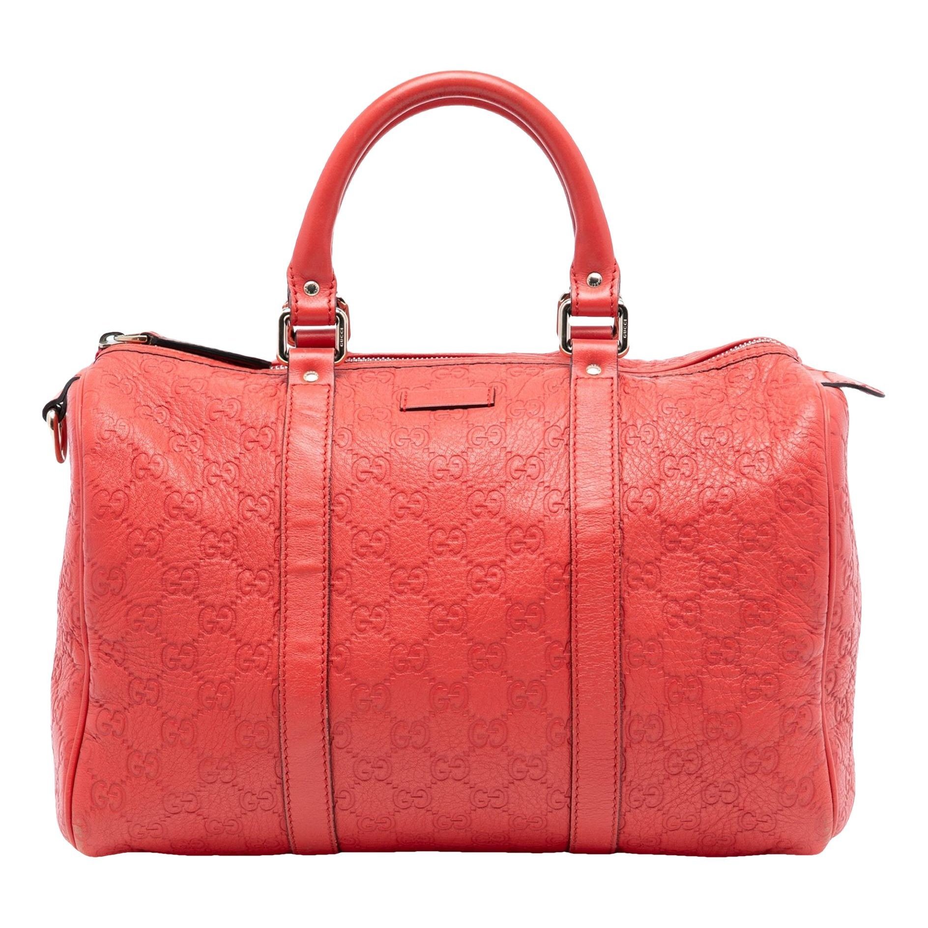 Boston leather handbag