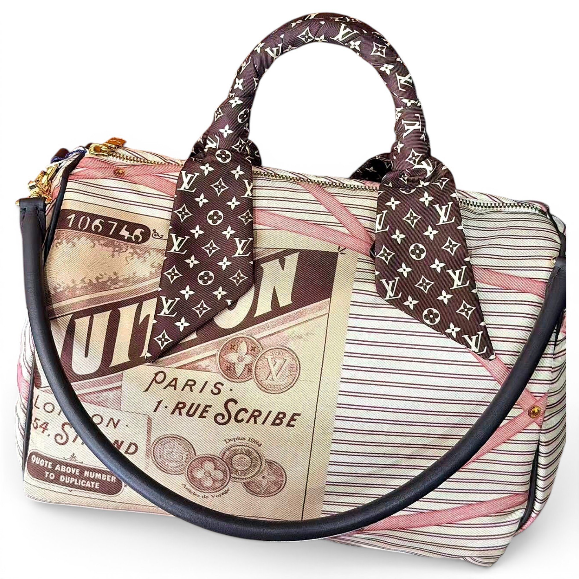 Louis Vuitton Speedy Bandoulière cloth handbag