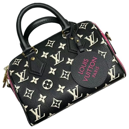 Speedy leather handbag