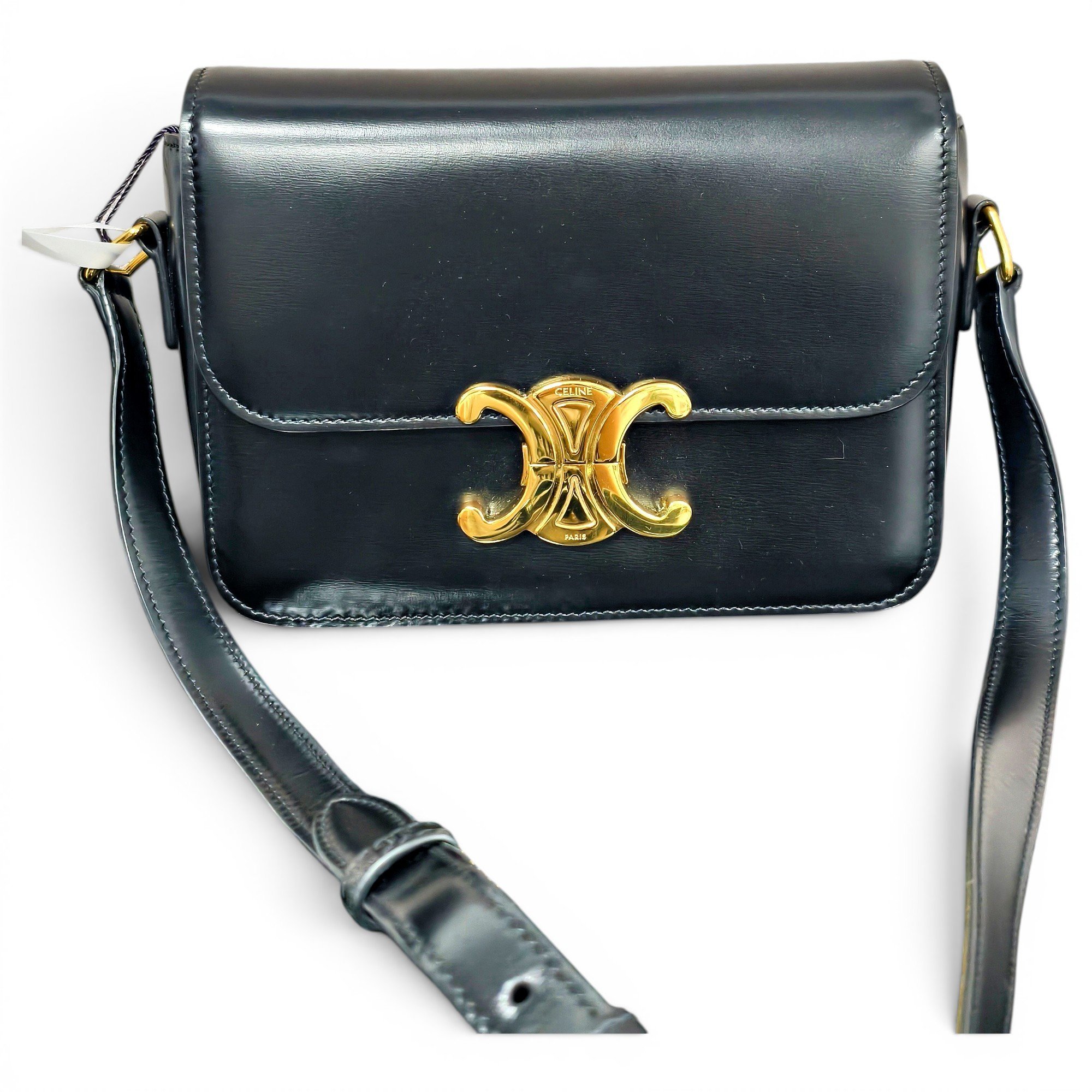 Triomphe leather crossbody bag