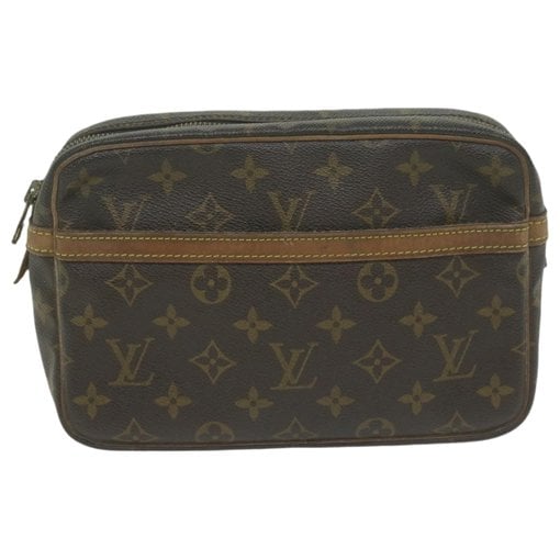 Leather clutch bag