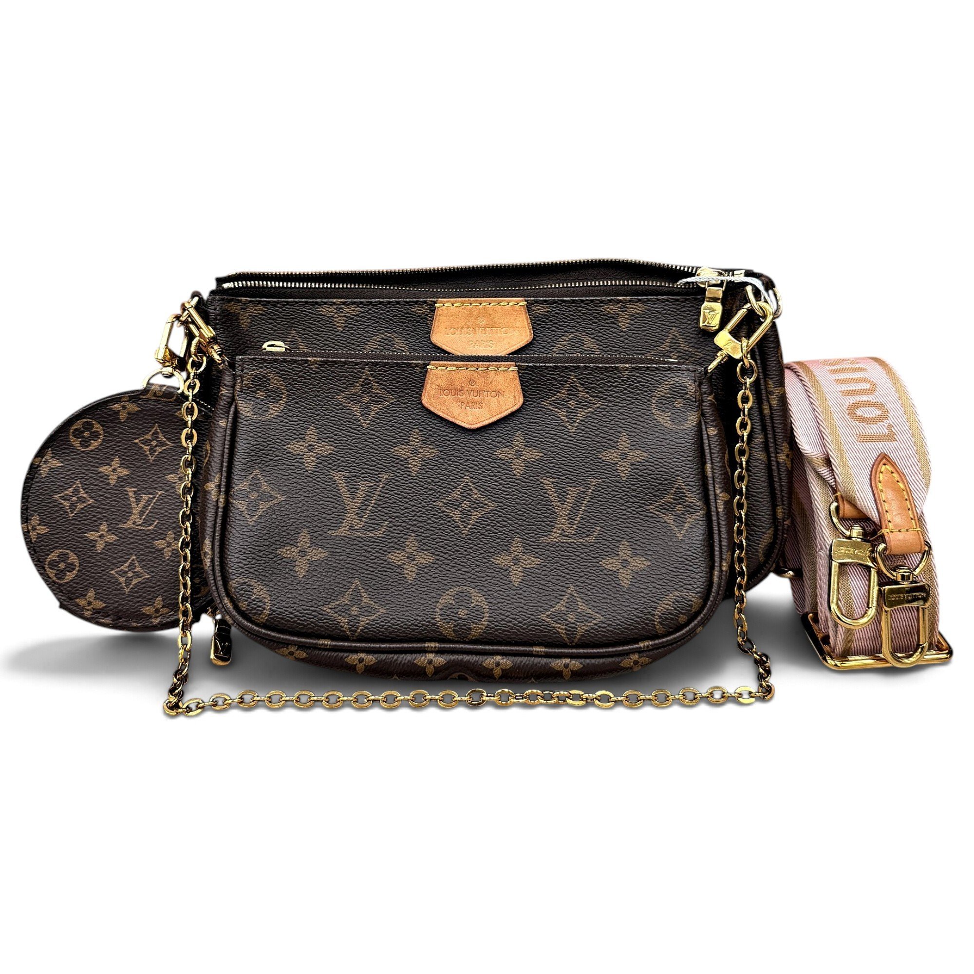 Multi Pochette Accessoires leather handbag