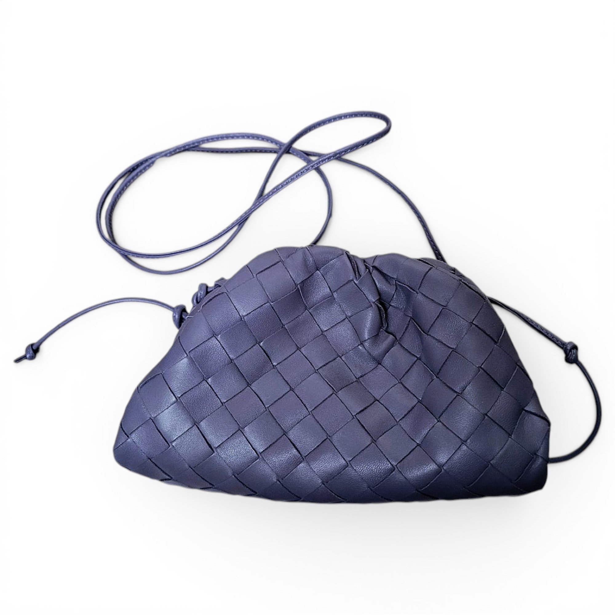 Pouch leather handbag