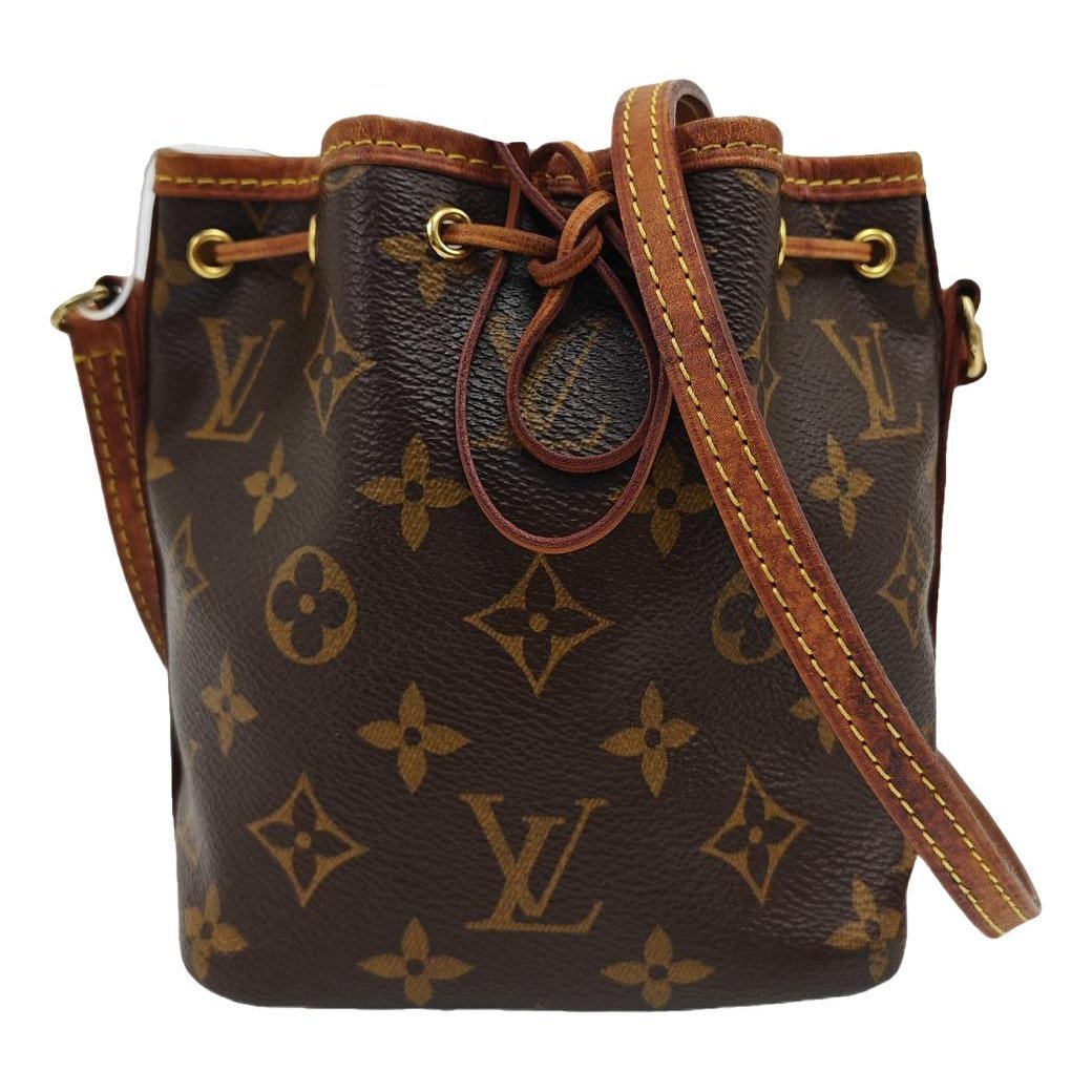 Nano Noé leather handbag