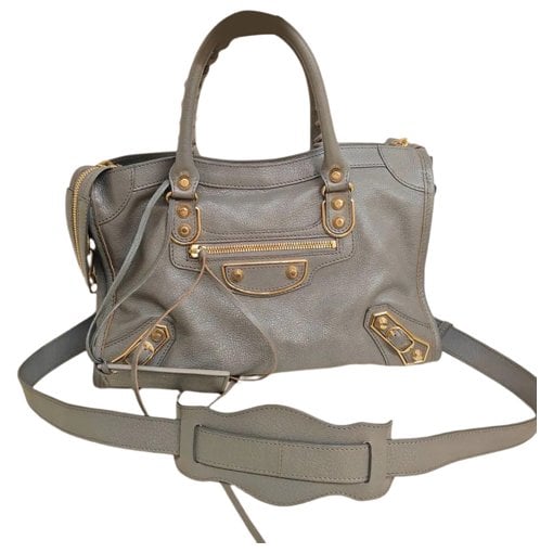 Classic Metalic leather crossbody bag